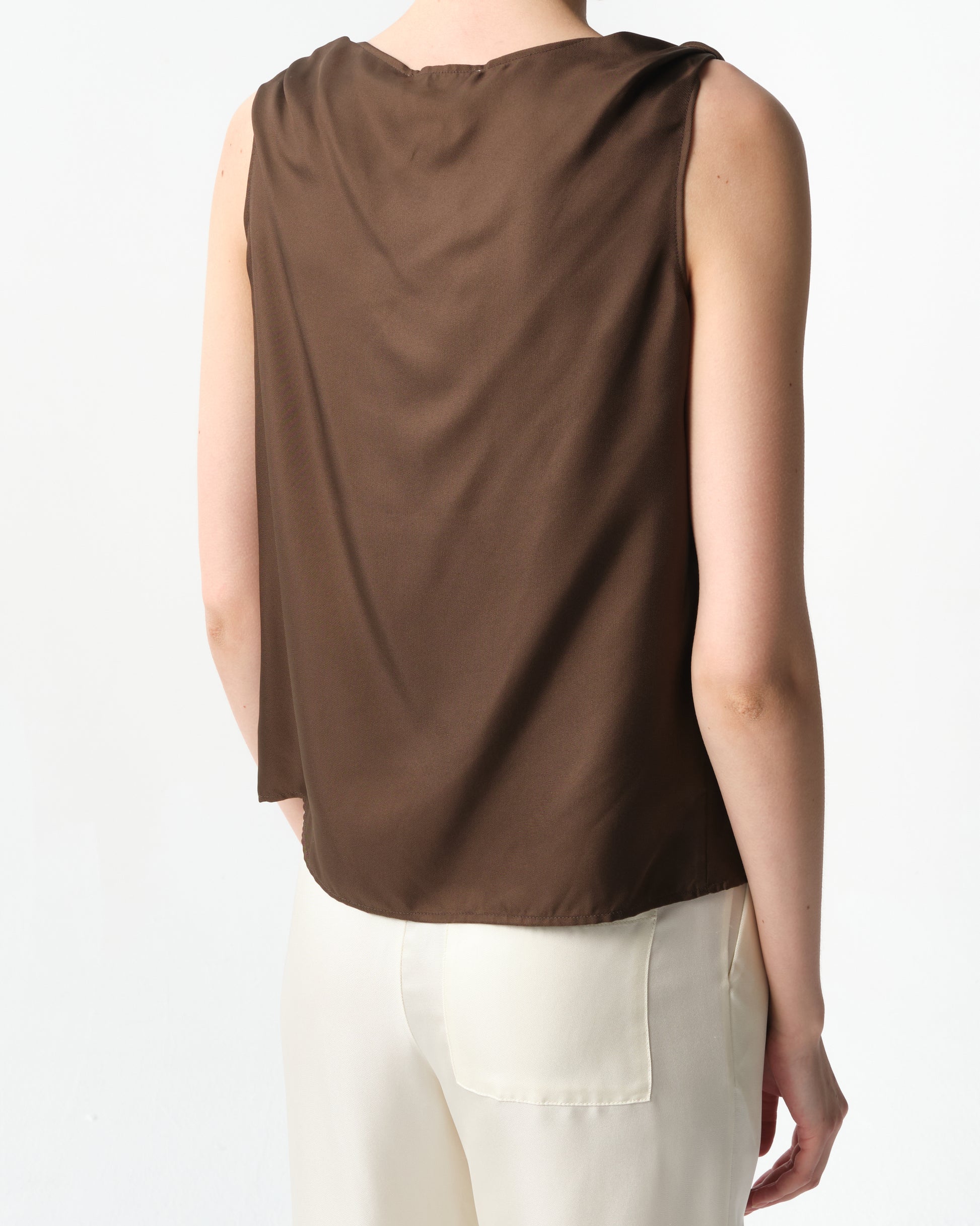 Remy Draped Silk Top