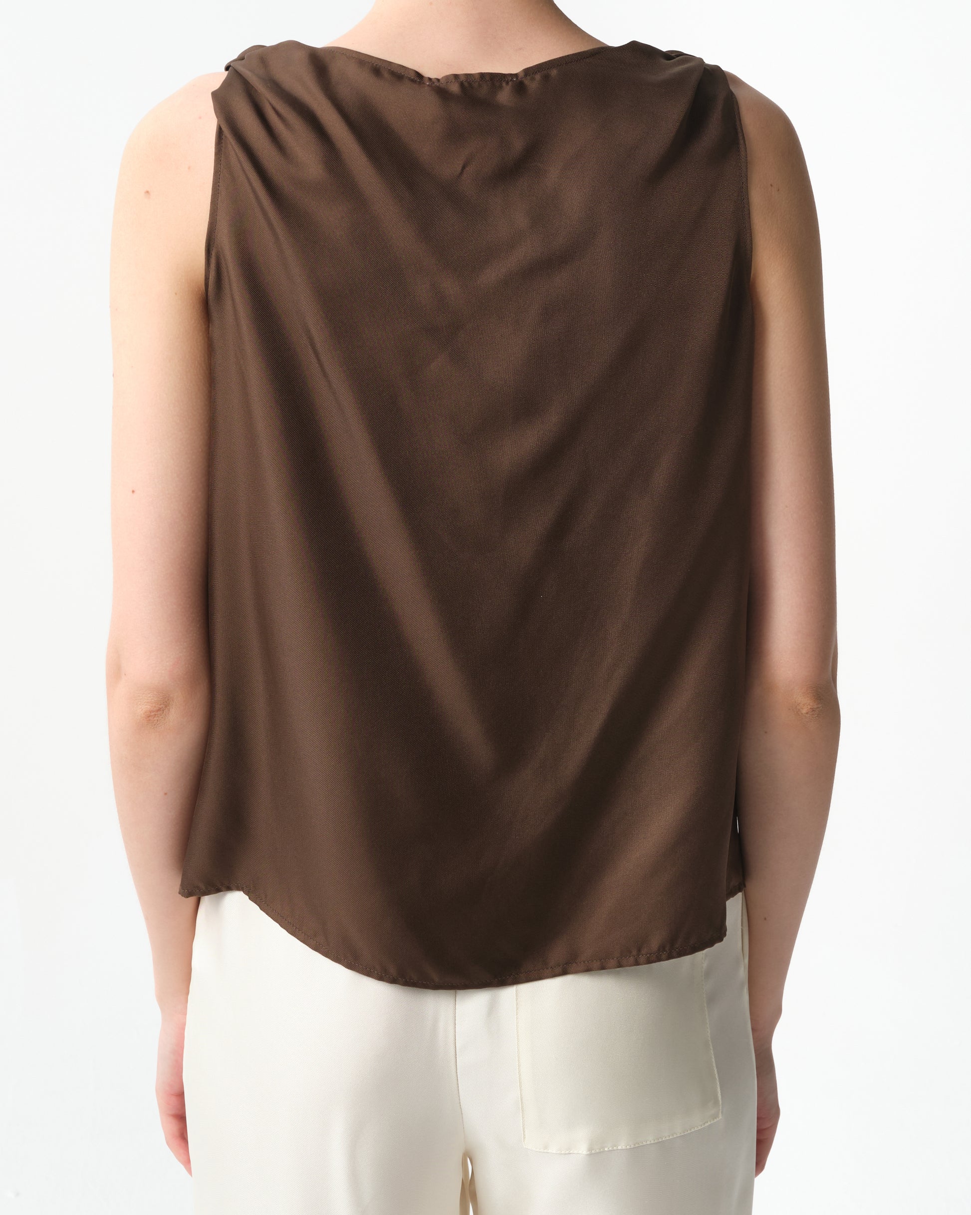 Remy Draped Silk Top