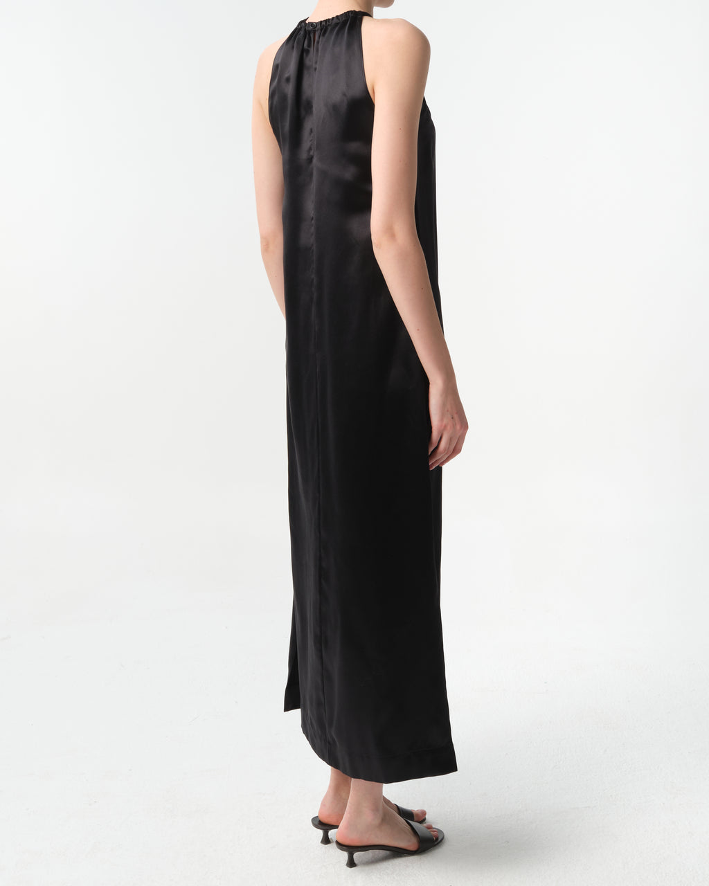 Morene Satin Midi Dress