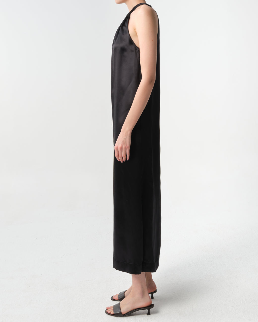 Morene Satin Midi Dress