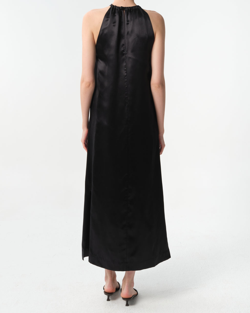Morene Satin Midi Dress