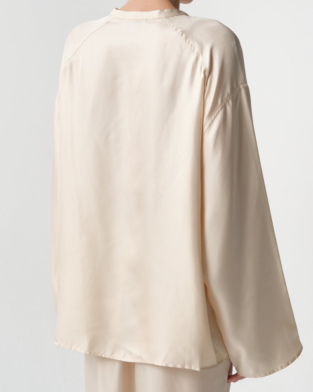 Zamia Silk Lace-Up Top