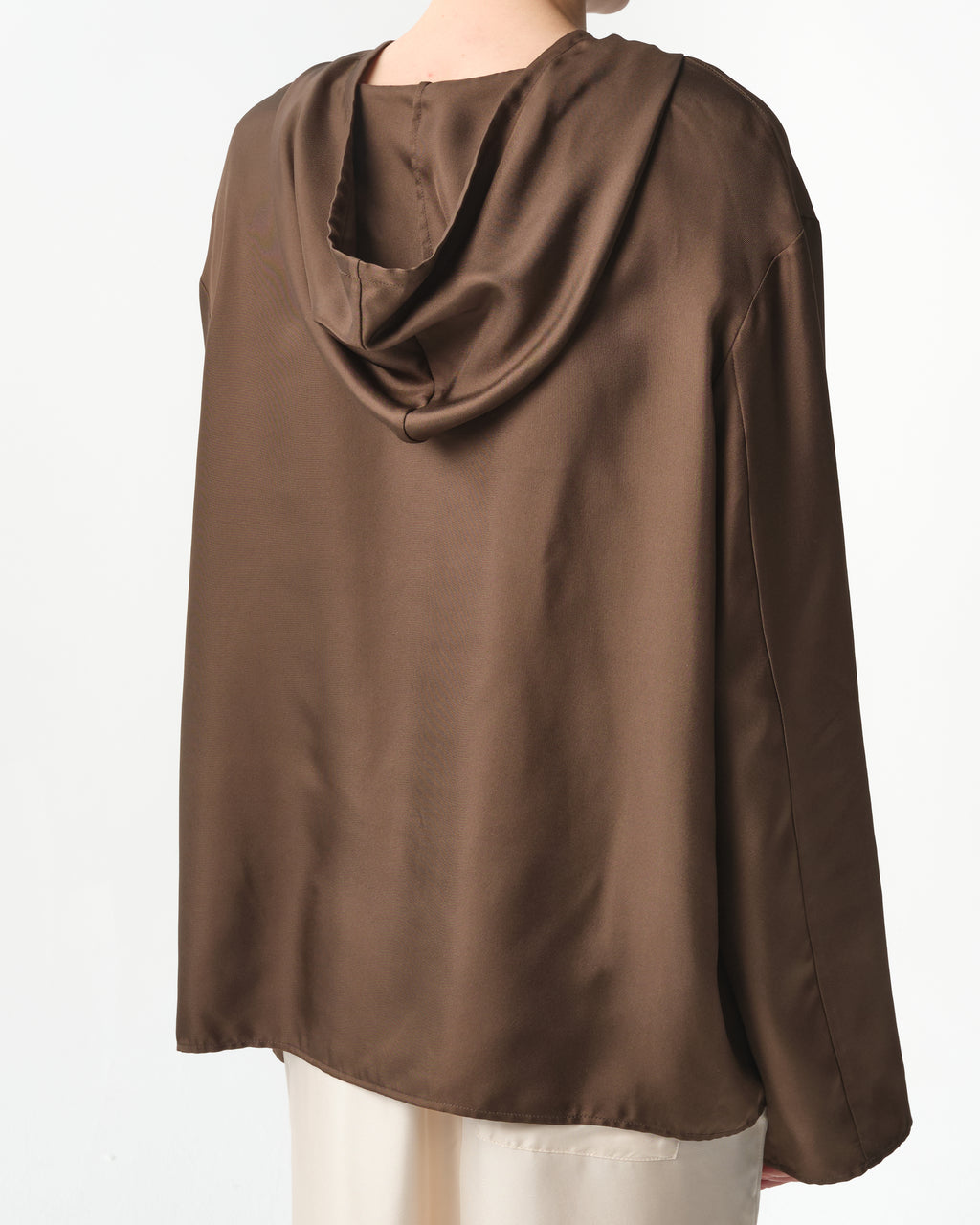 Nuka Silk Hooded Blouse