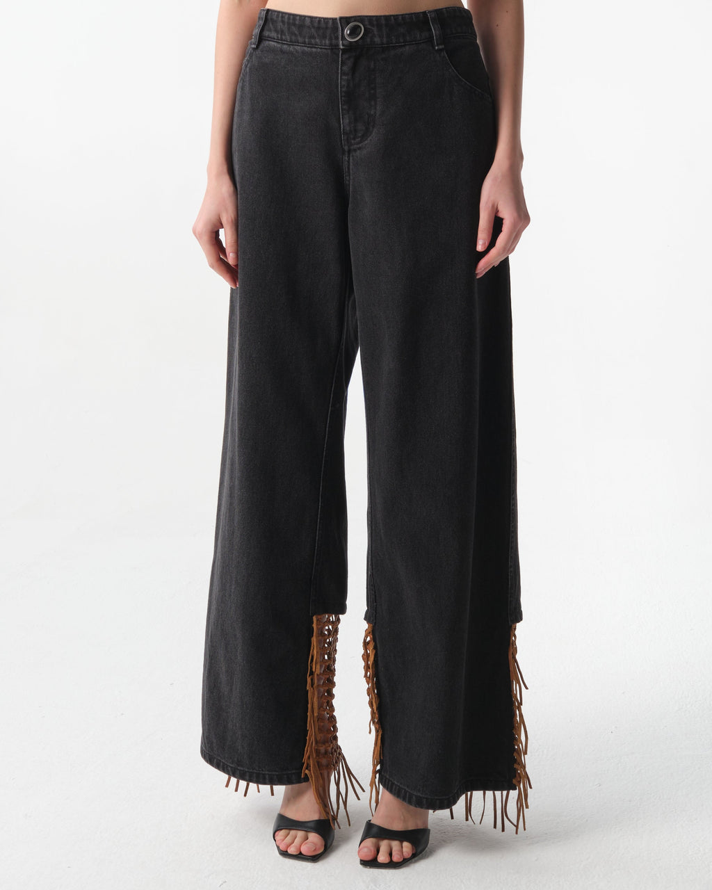 Basket Leather Jeans