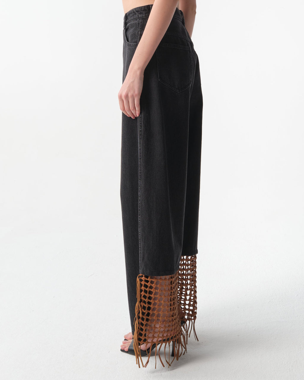 Basket Leather Jeans