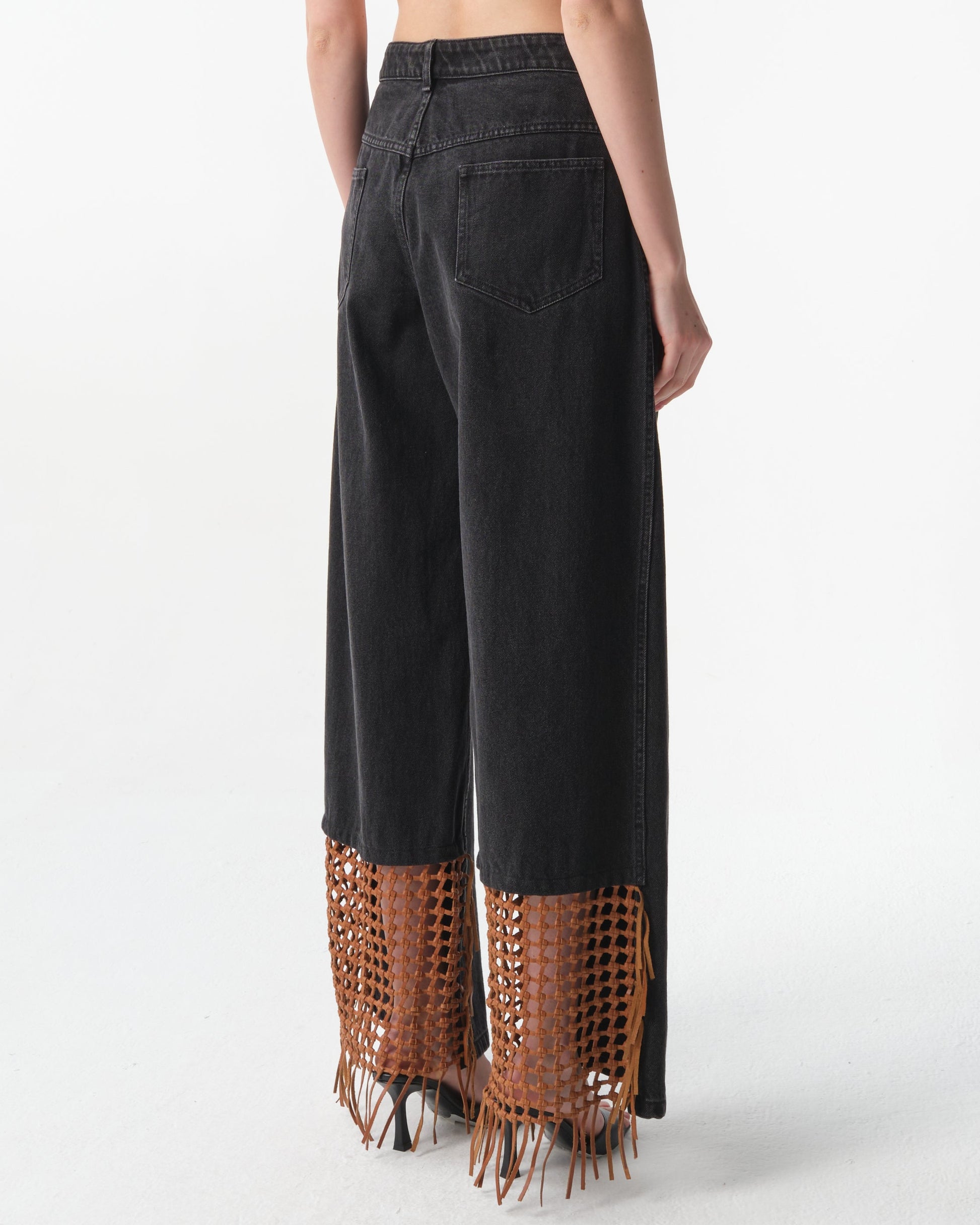 Basket Leather Jeans