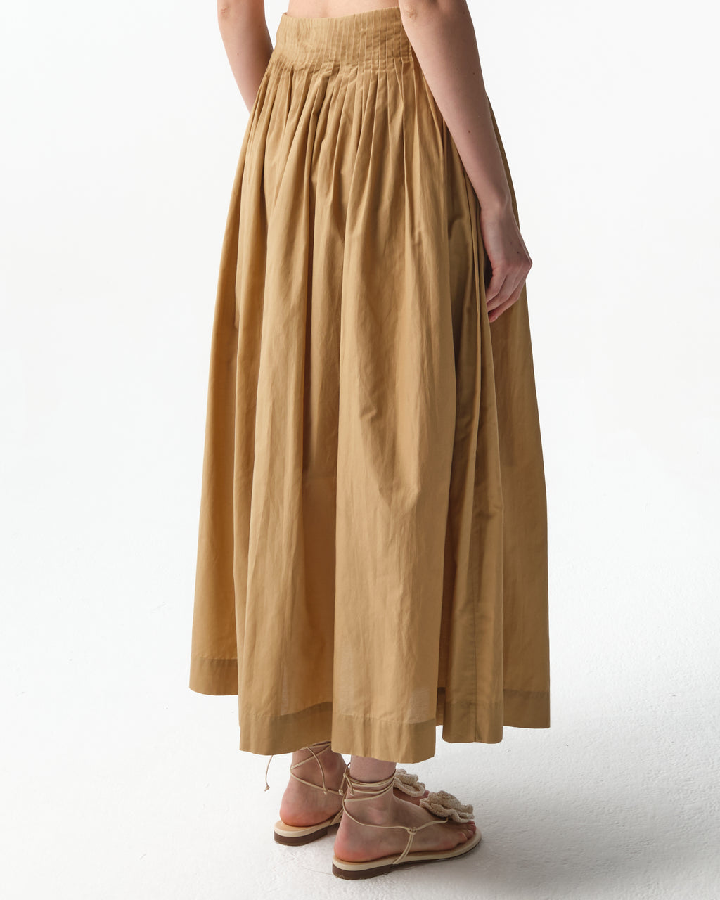 Artemis Pleated Midi Skirt