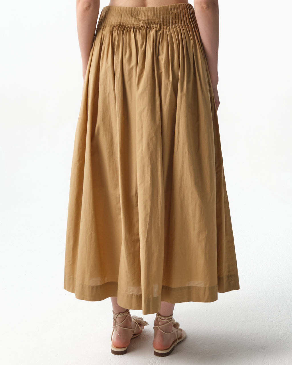 Artemis Pleated Midi Skirt