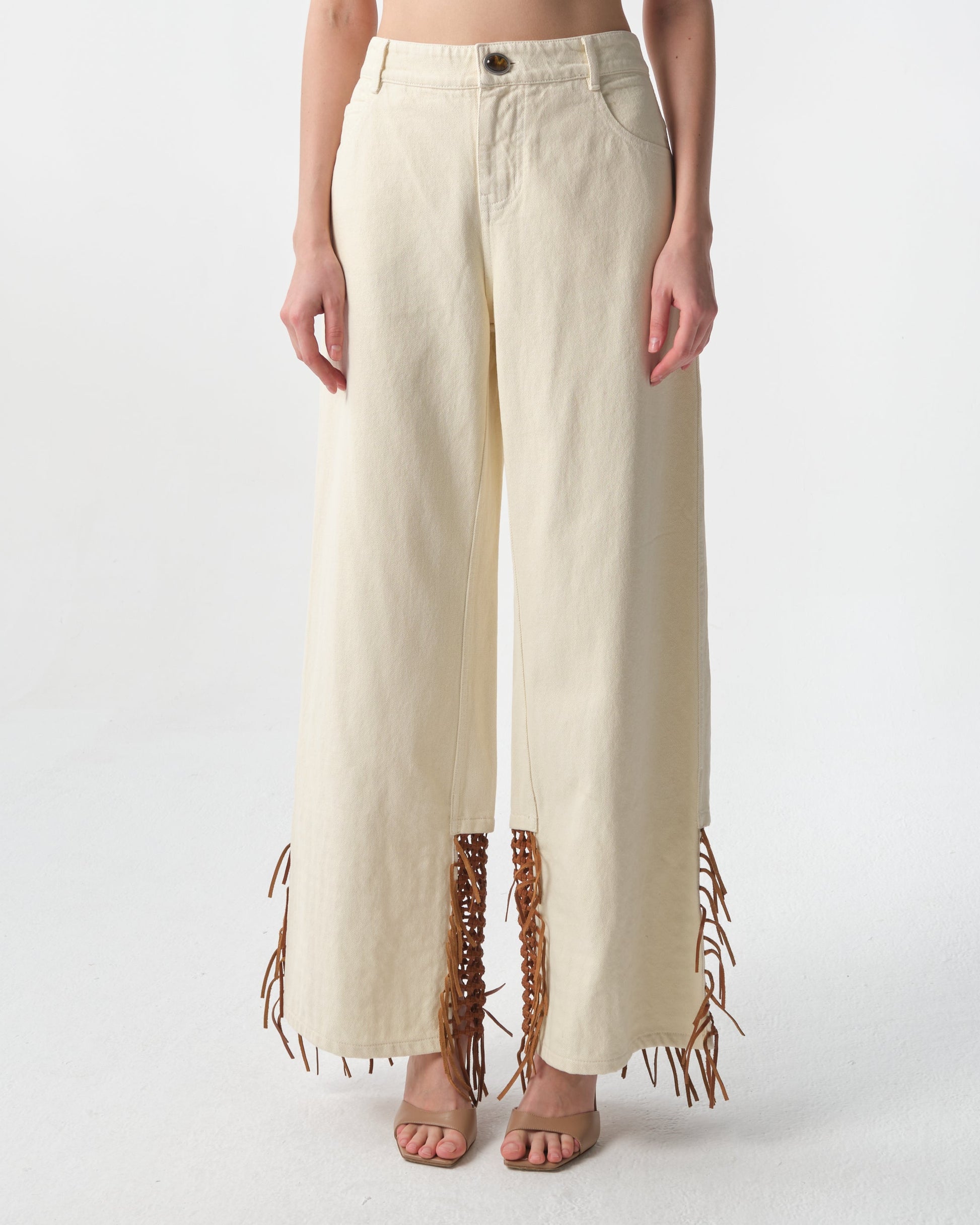 Basket Leather Jeans