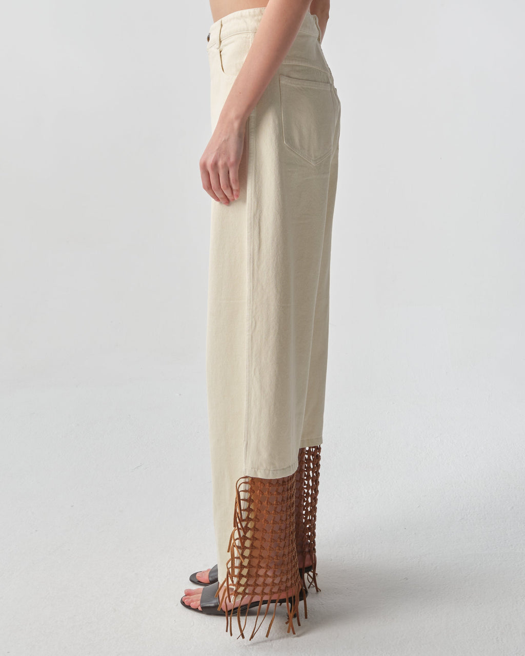 Basket Leather Jeans