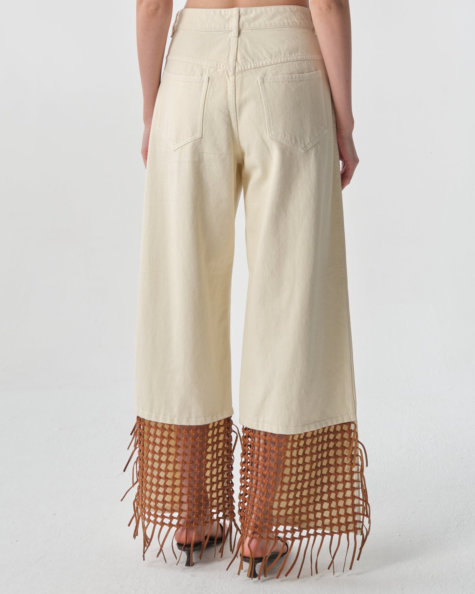 Basket Leather Jeans