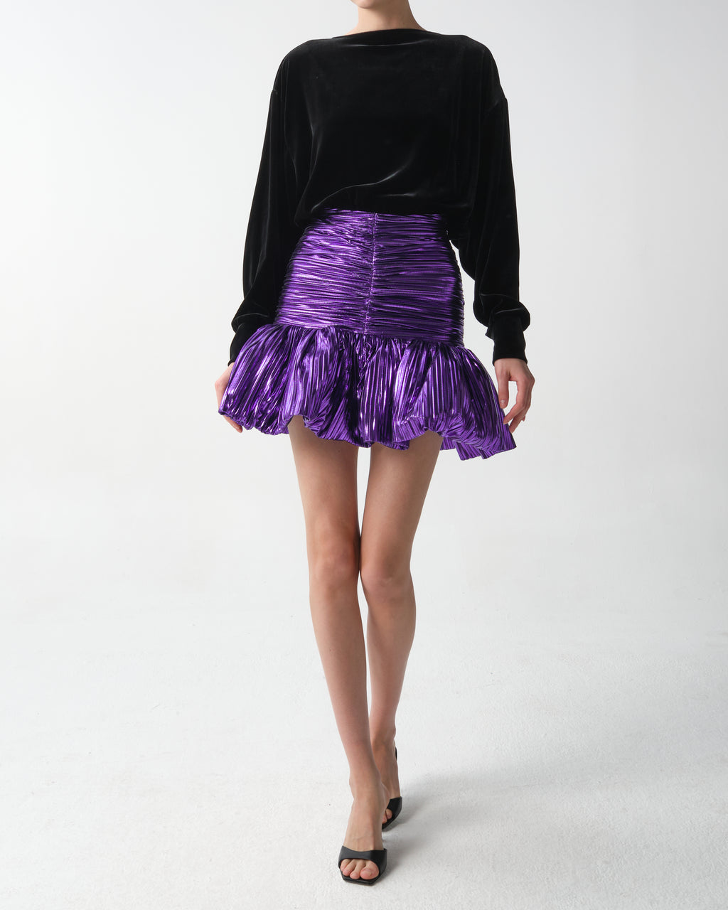 Mini Dress with Ruffle