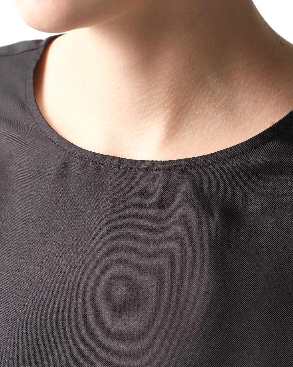 Adalyn Pleated Silk-Twill Top