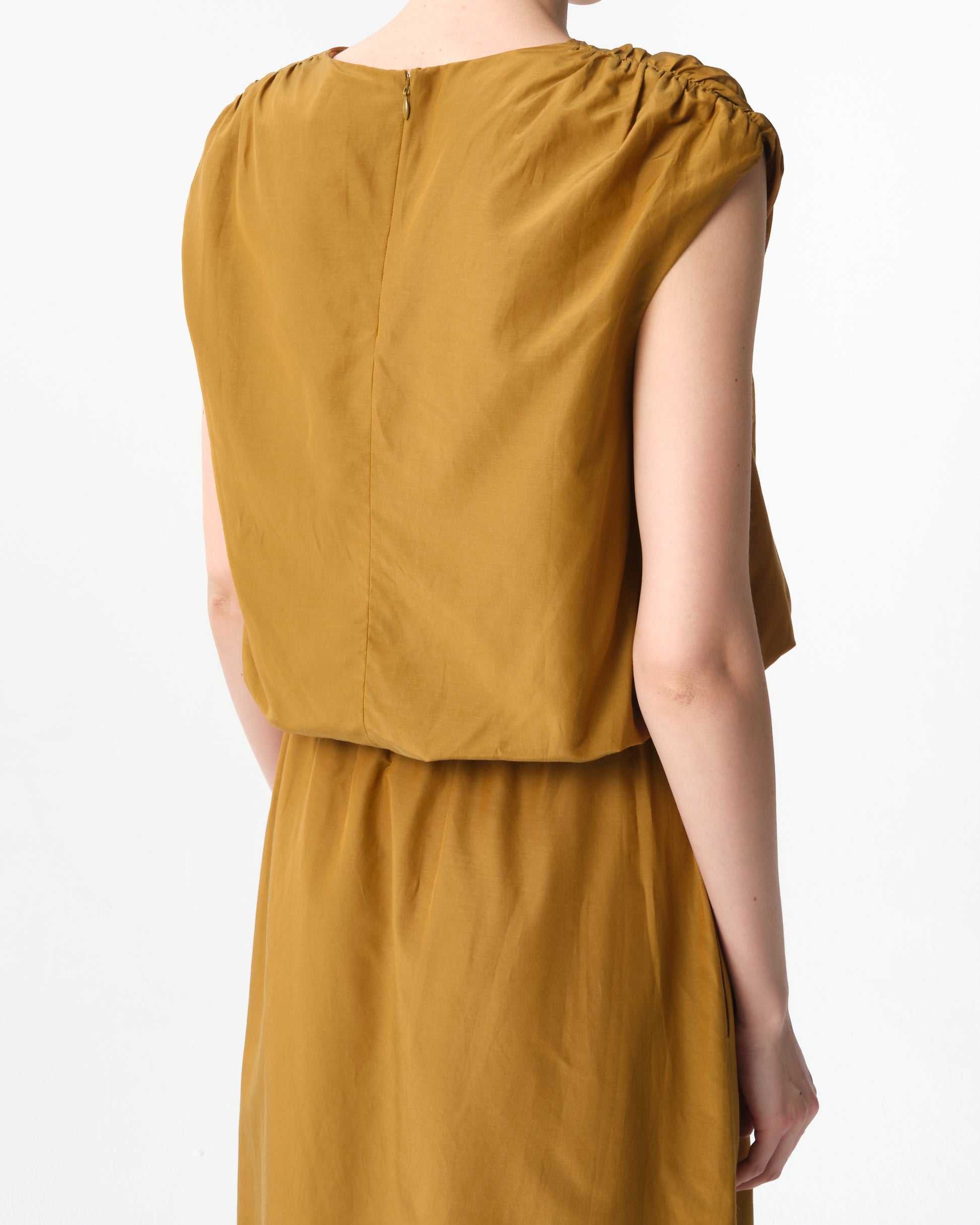 Cosma Gathered Sleeveless Top