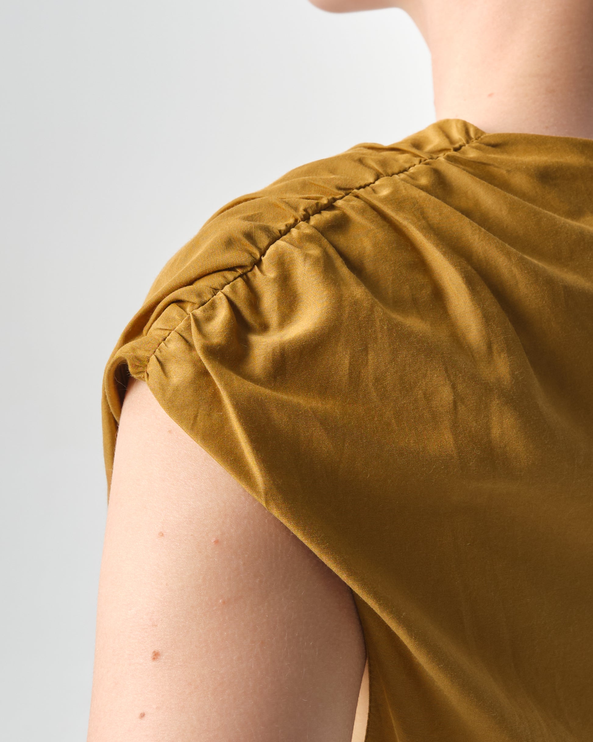 Cosma Gathered Sleeveless Top