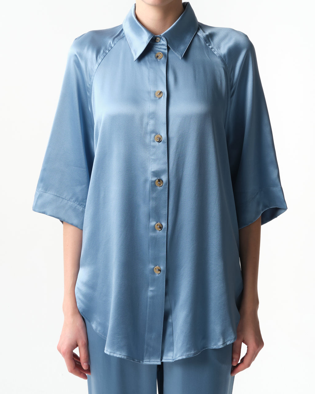 Datia Silk Satin T-Shirt