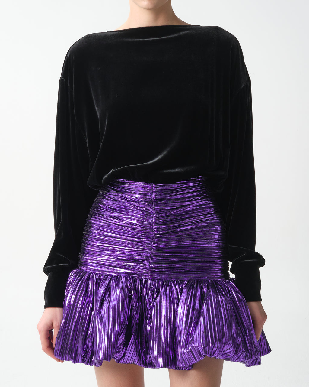 Mini Dress with Ruffle