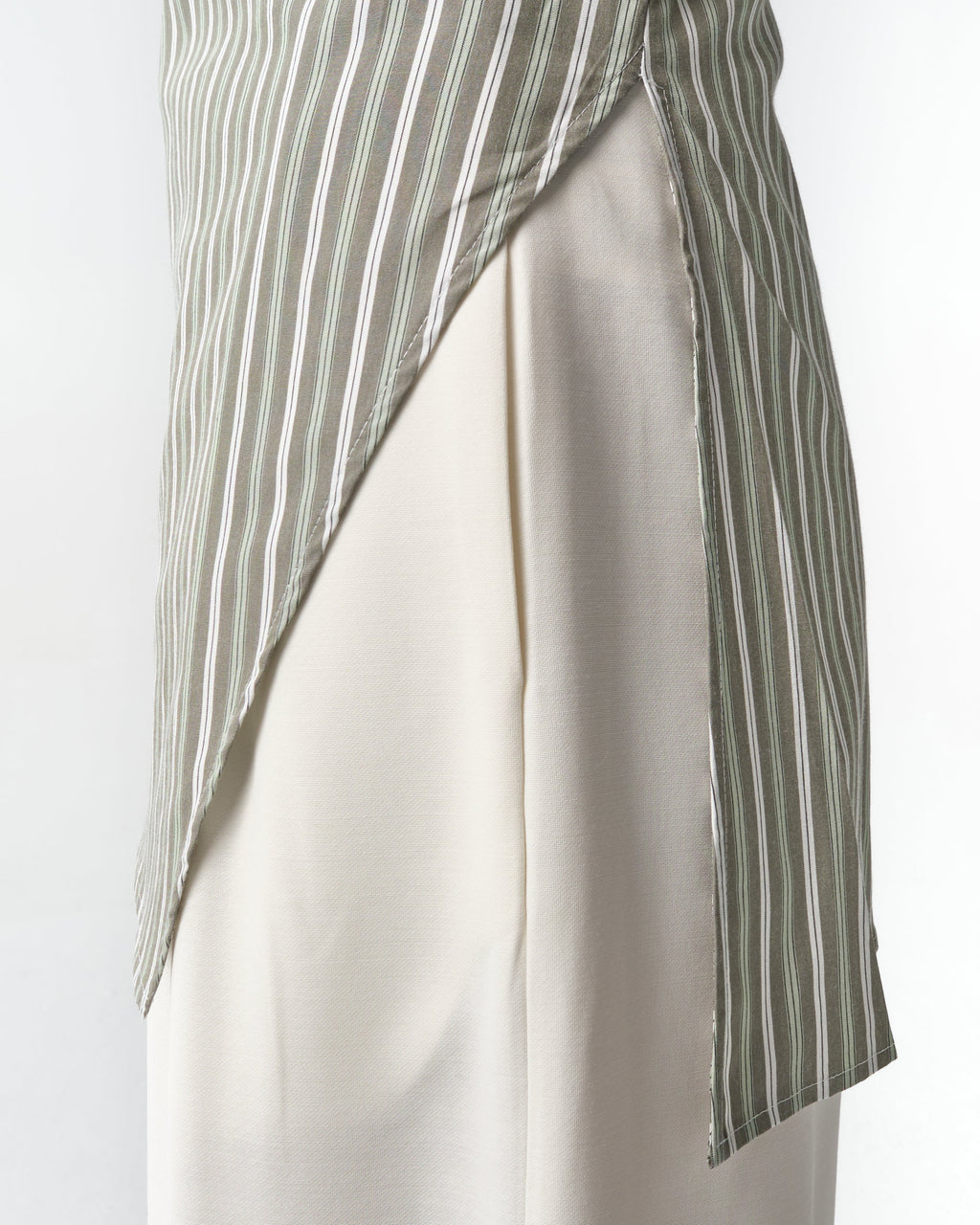 Sleeveless Cowl Neck Poplin Top