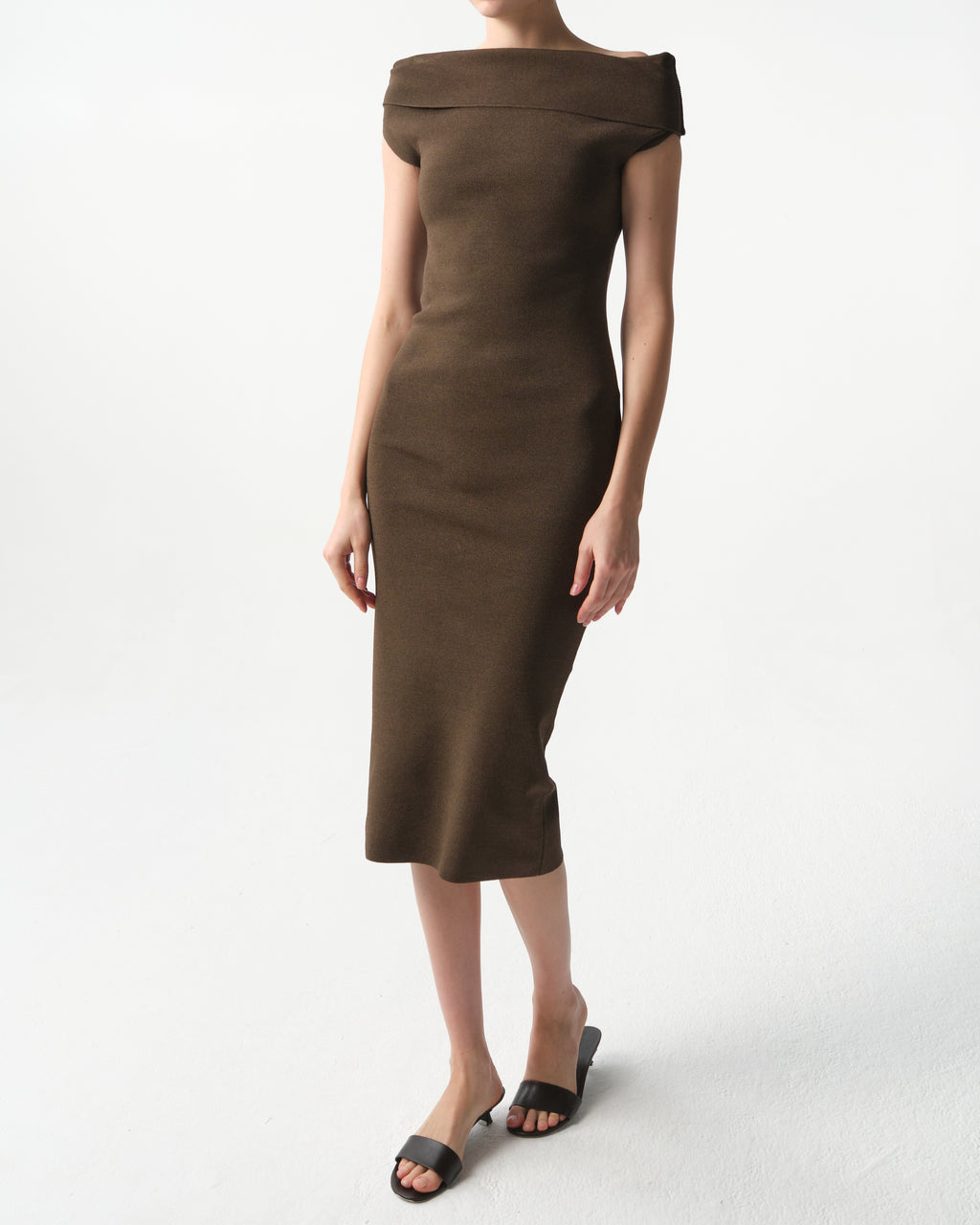 Debra Off-The-Shoulder Sheath Dress