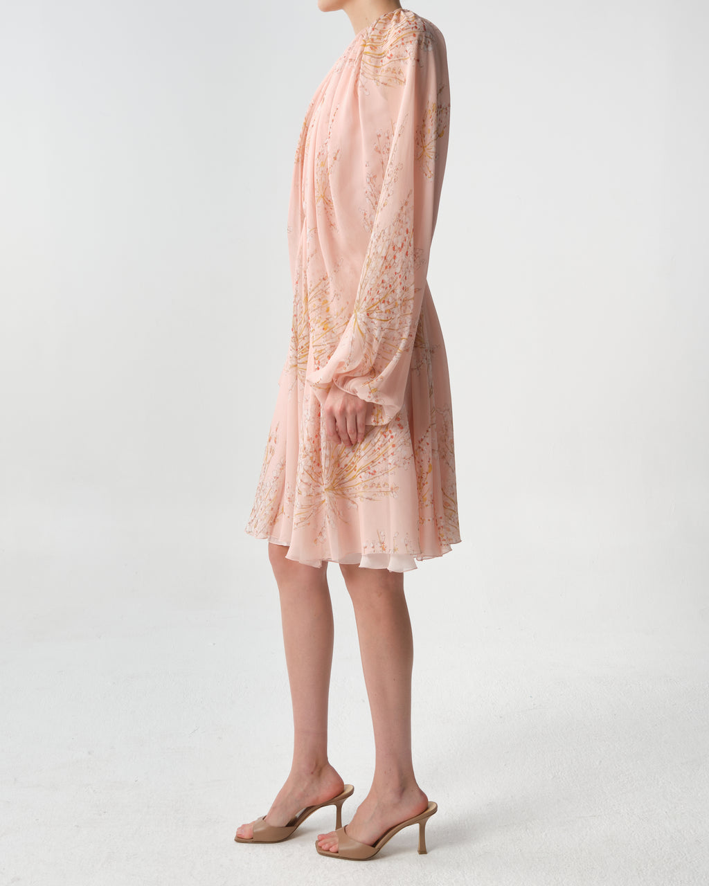 Short Silk Wrap Dress