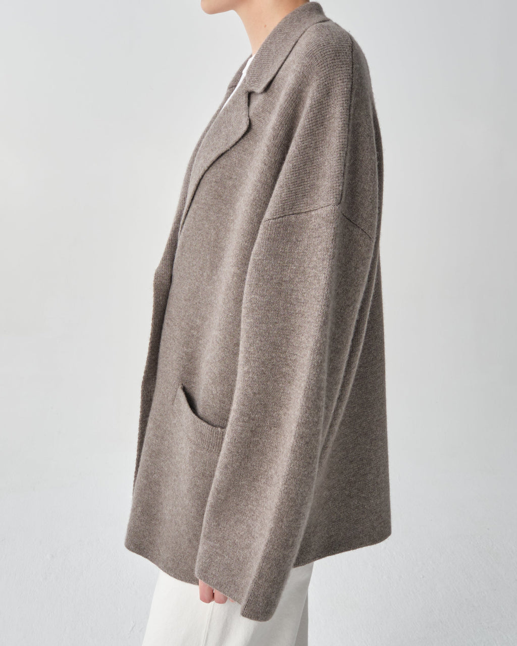 Single-Breasted Wool and Cashmere Blazer