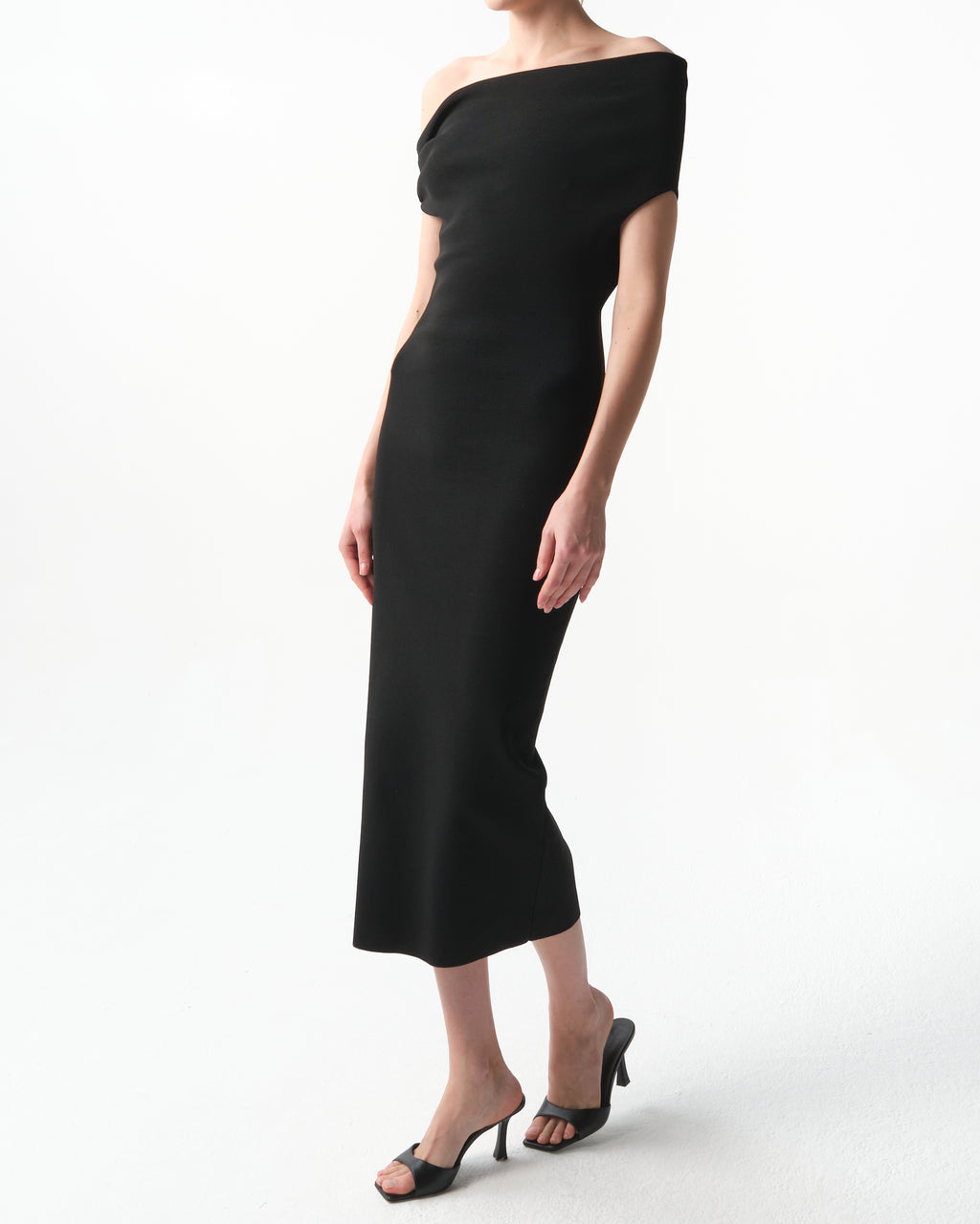Debra Off-The-Shoulder Sheath Dress