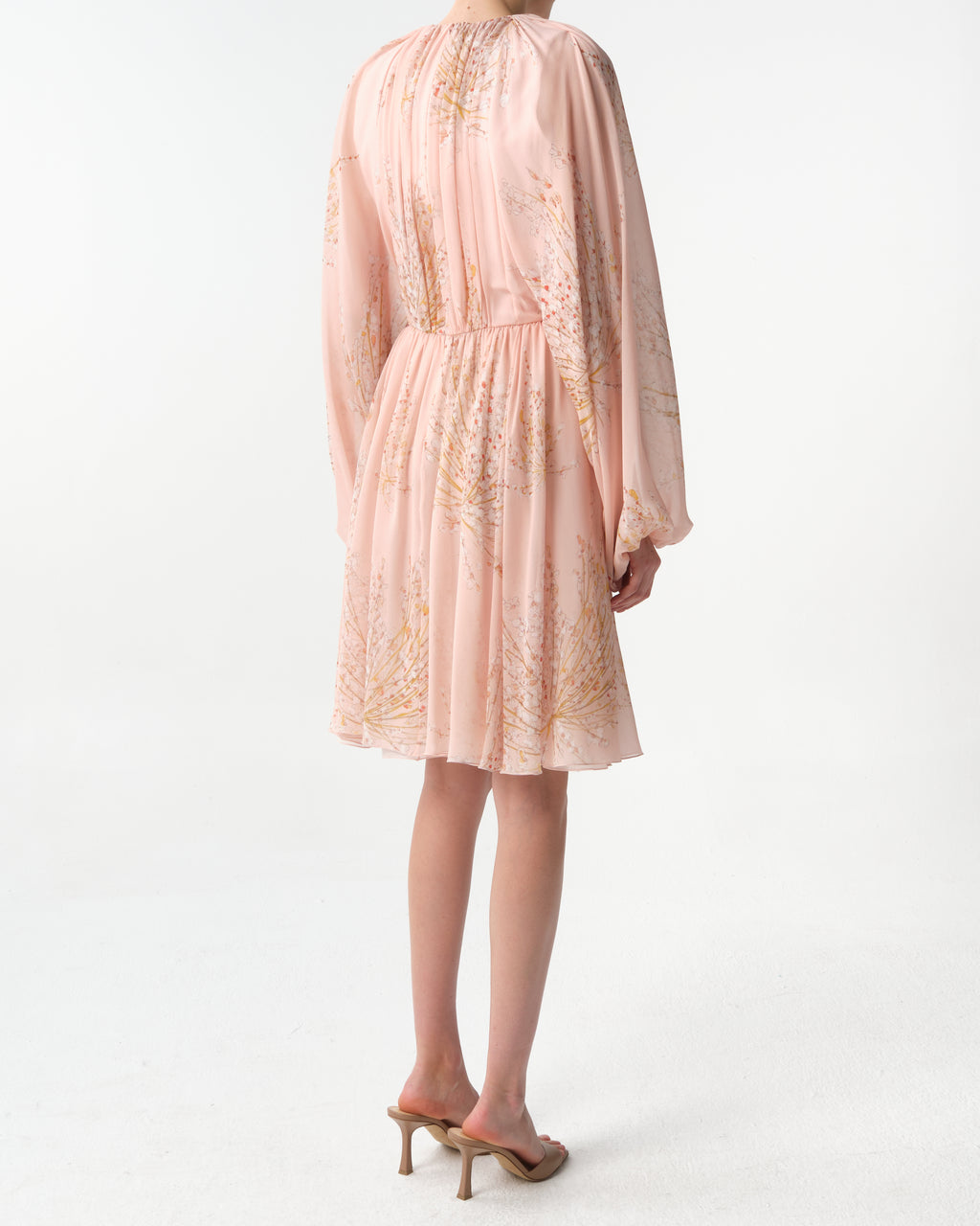Short Silk Wrap Dress