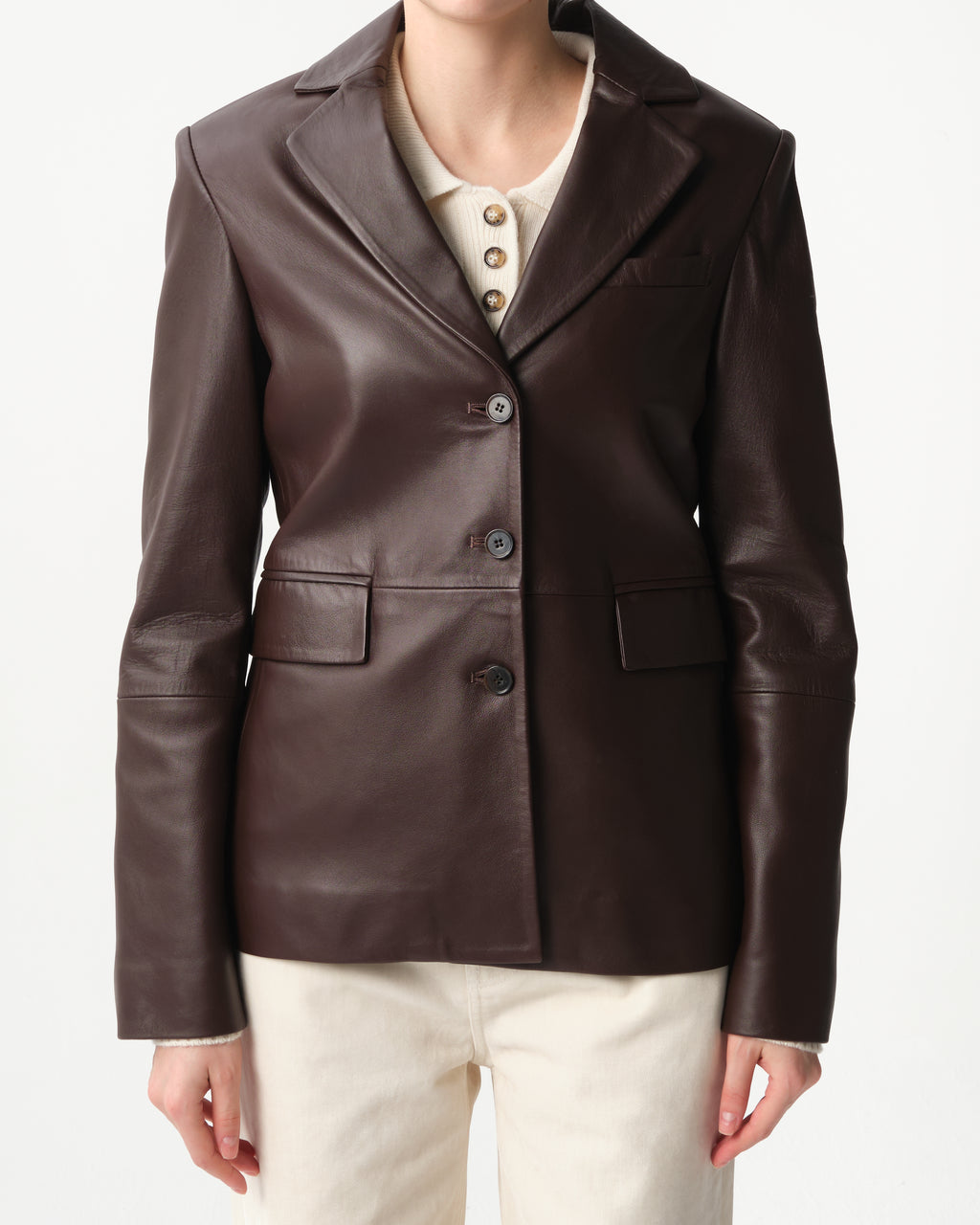 Aldo Leather Blazer
