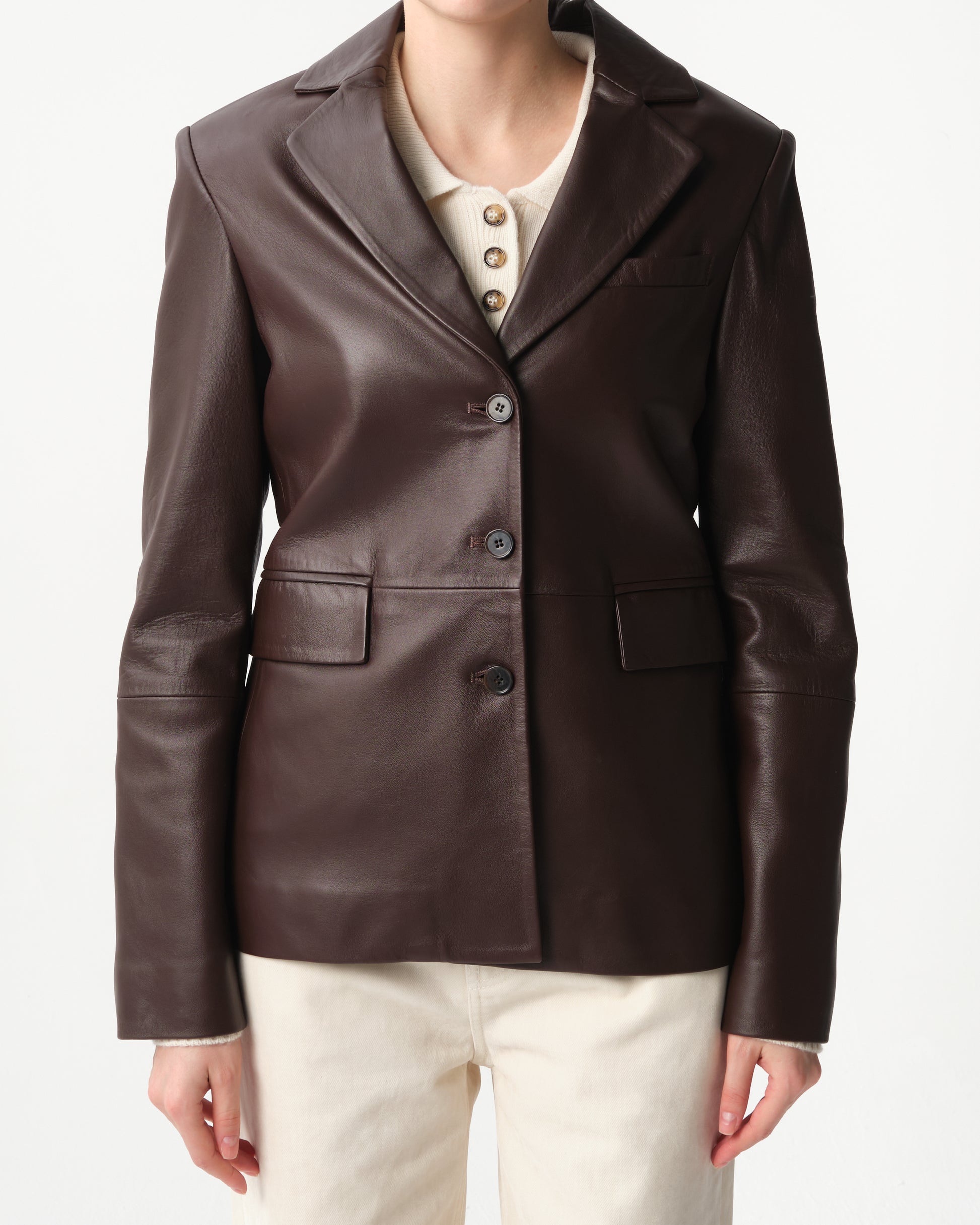 Aldo Leather Blazer