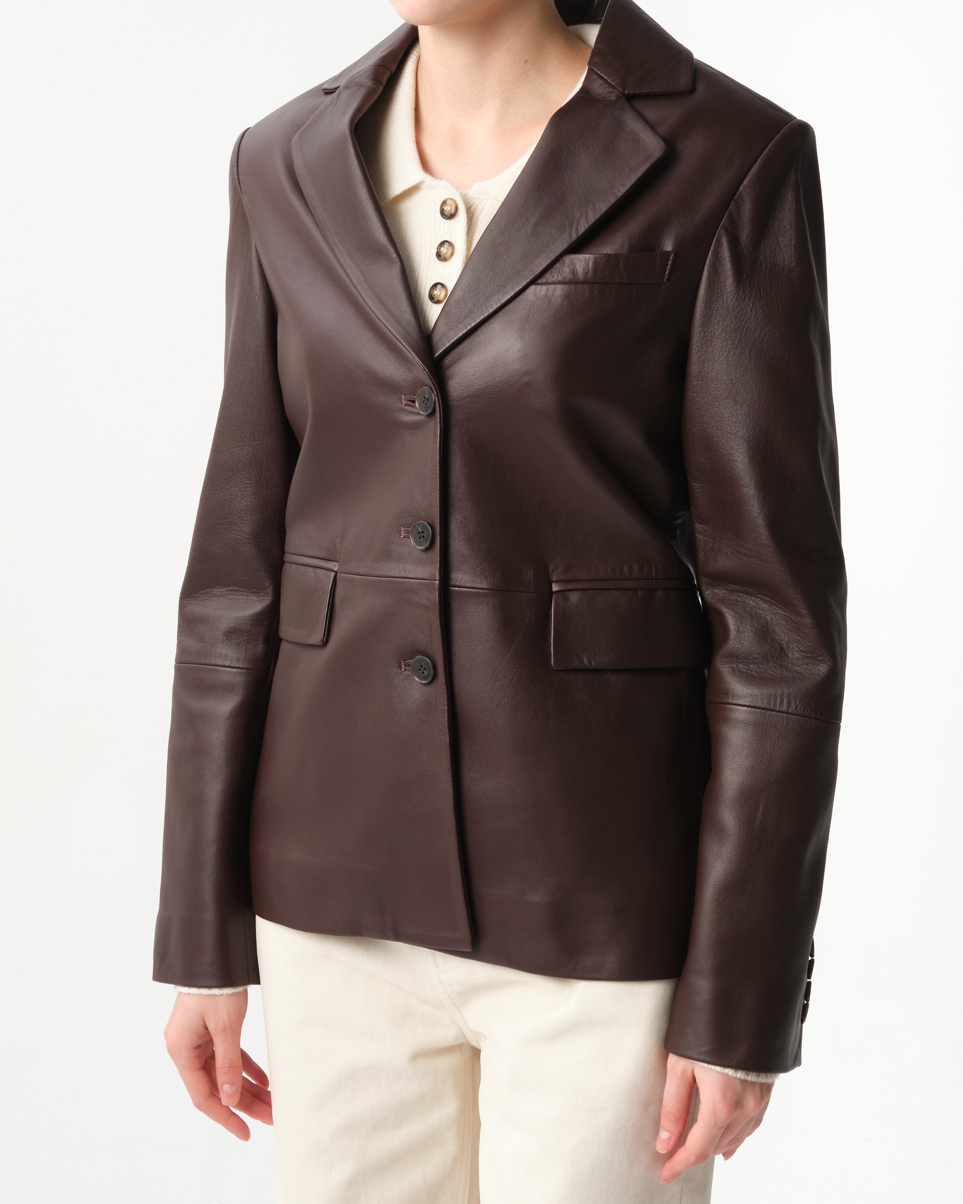 Aldo Leather Blazer