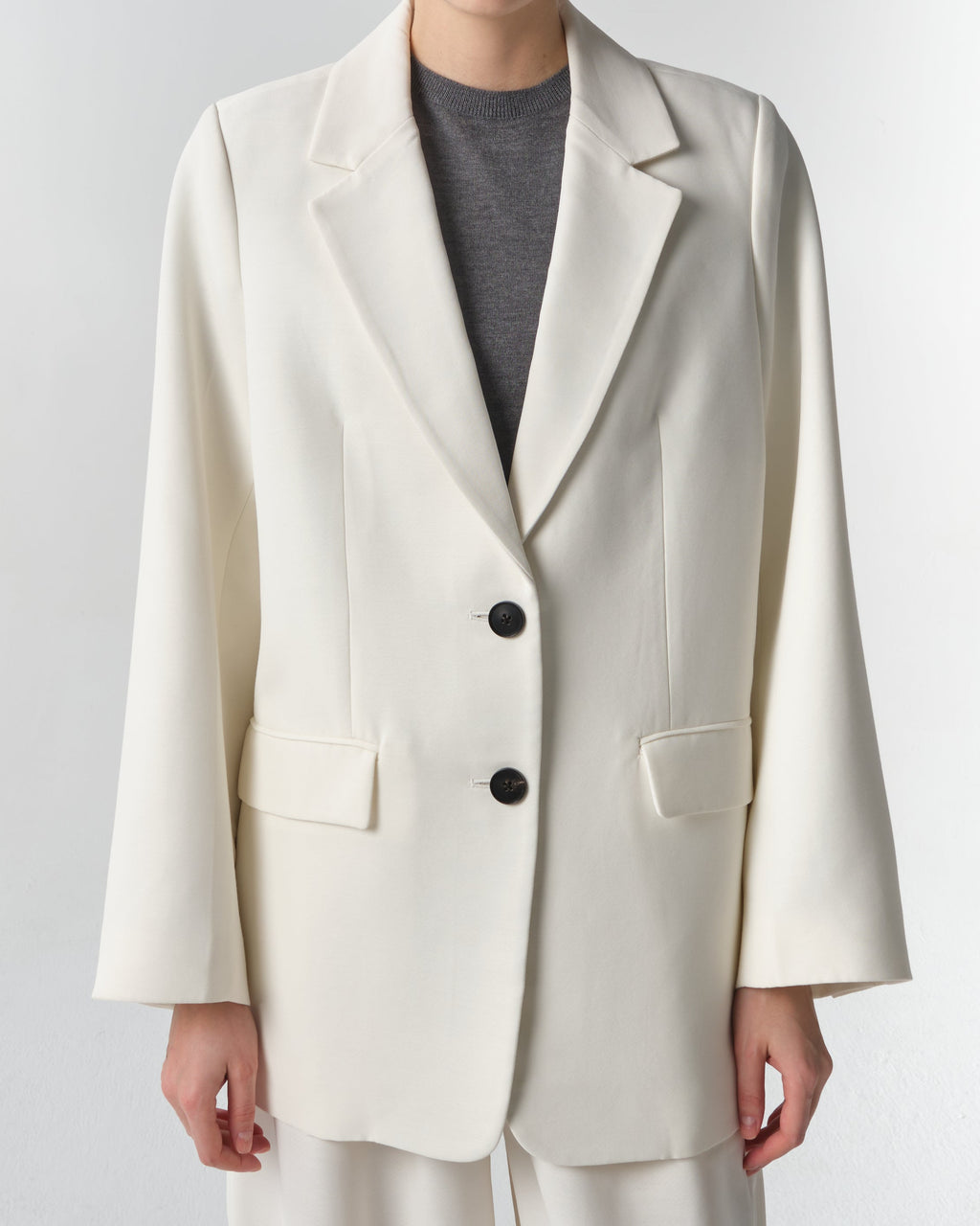 Single-Breasted Tailored Blazer
