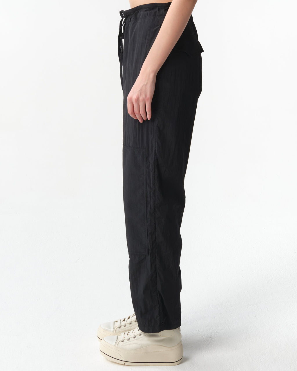 Elastic Waist Drawstring Pants