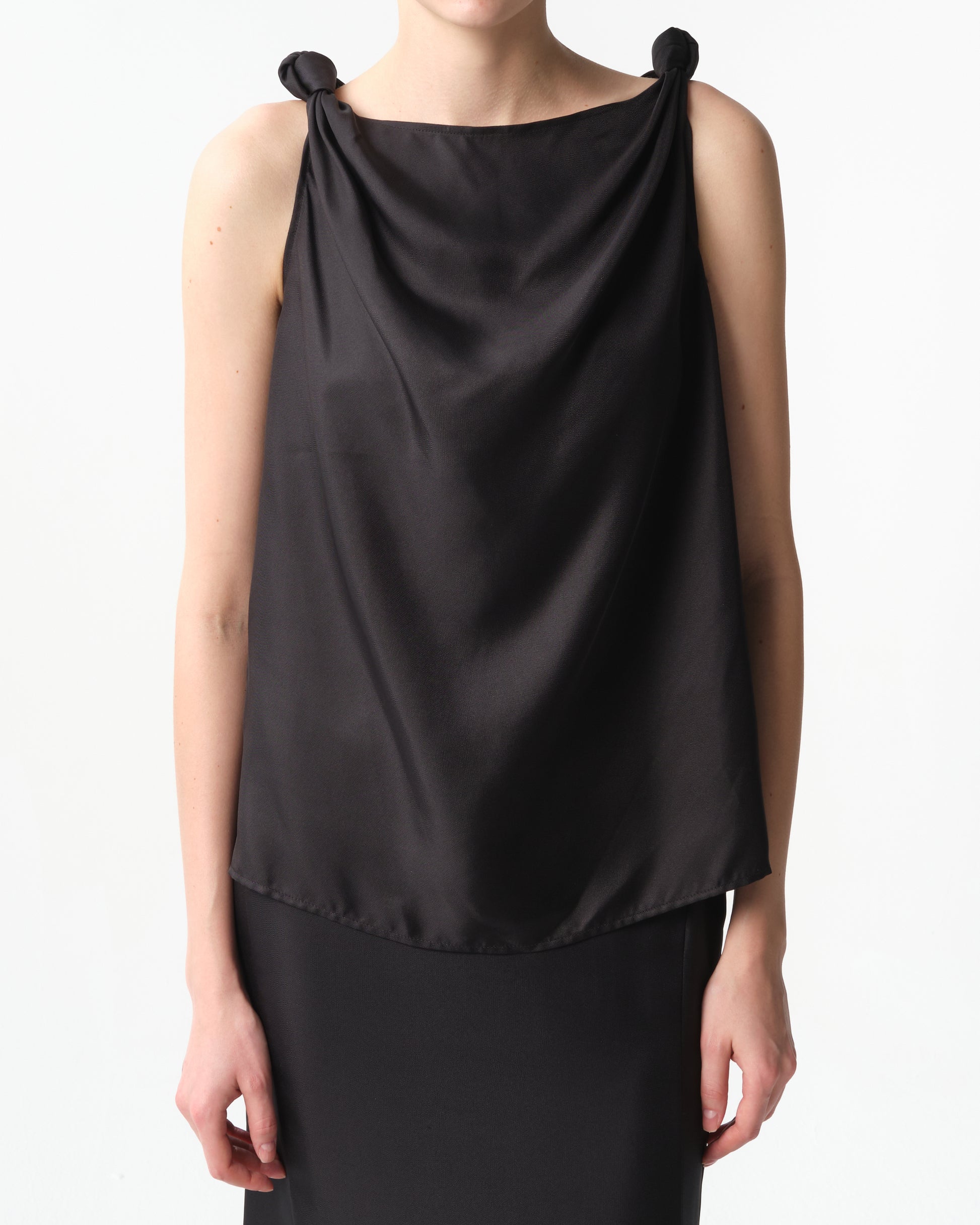 Remy Draped Silk Top