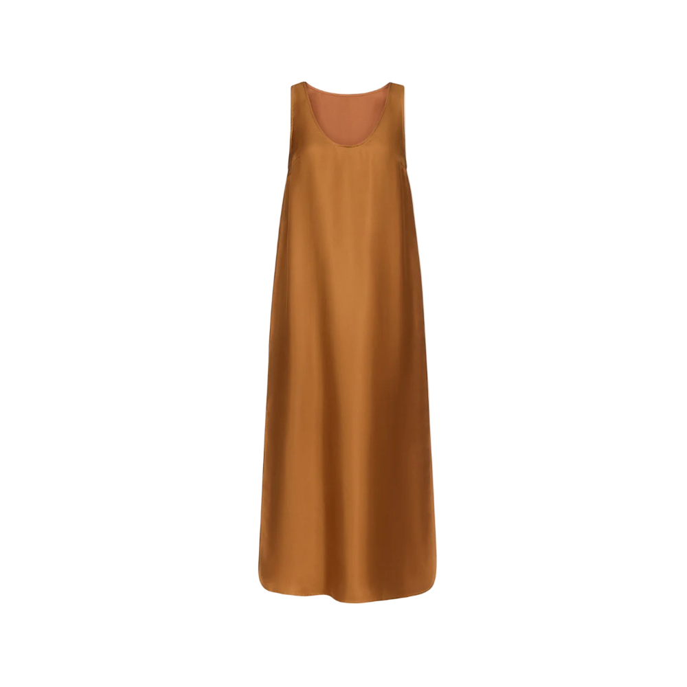 Nada Silk-Twill Maxi Dress