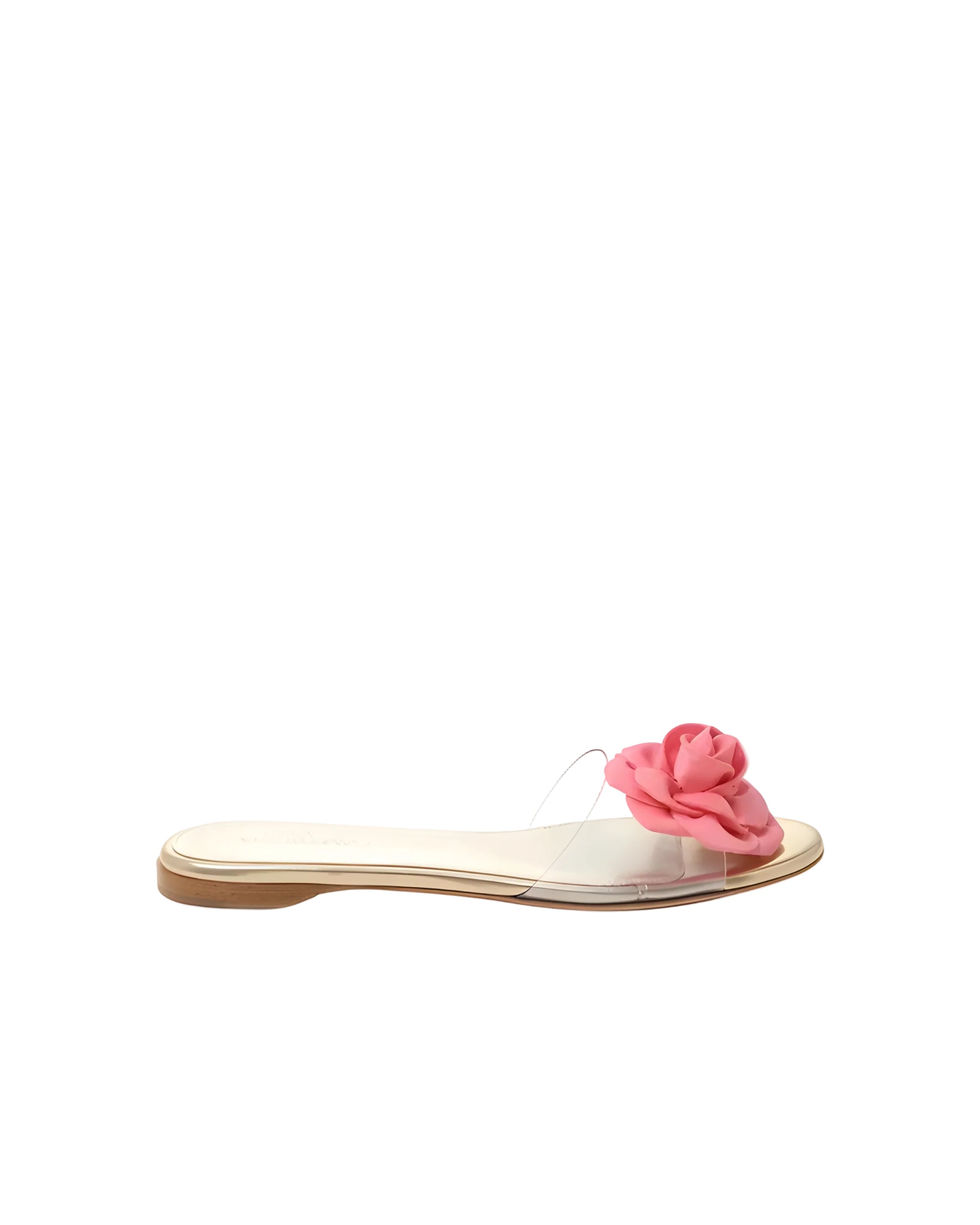 Rosette Flat Sandals