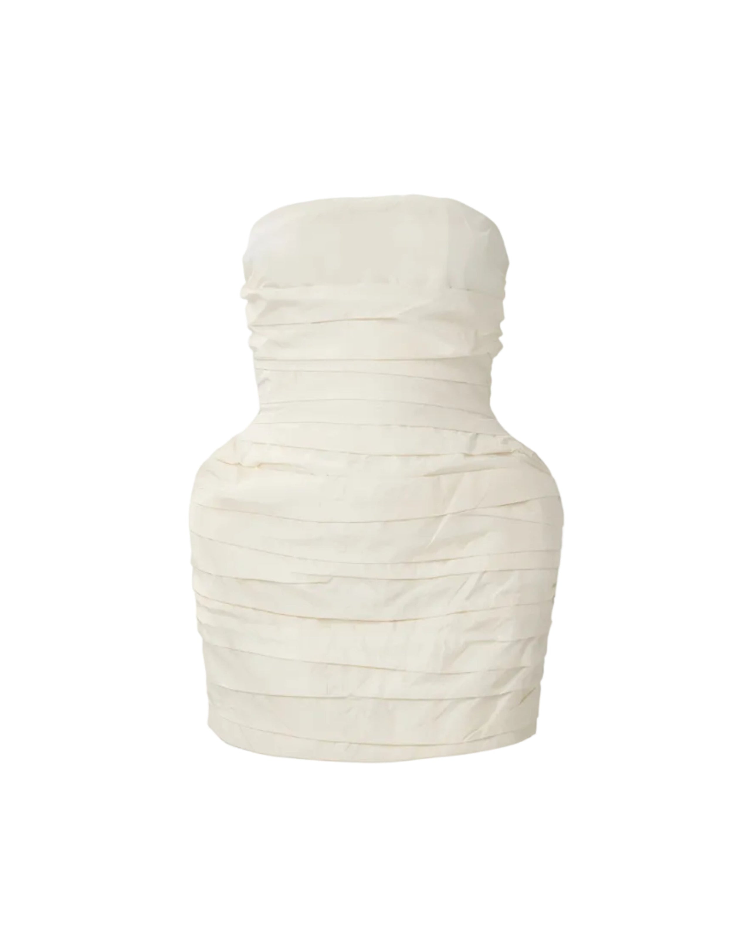 Strapless Ruched Mini Dress