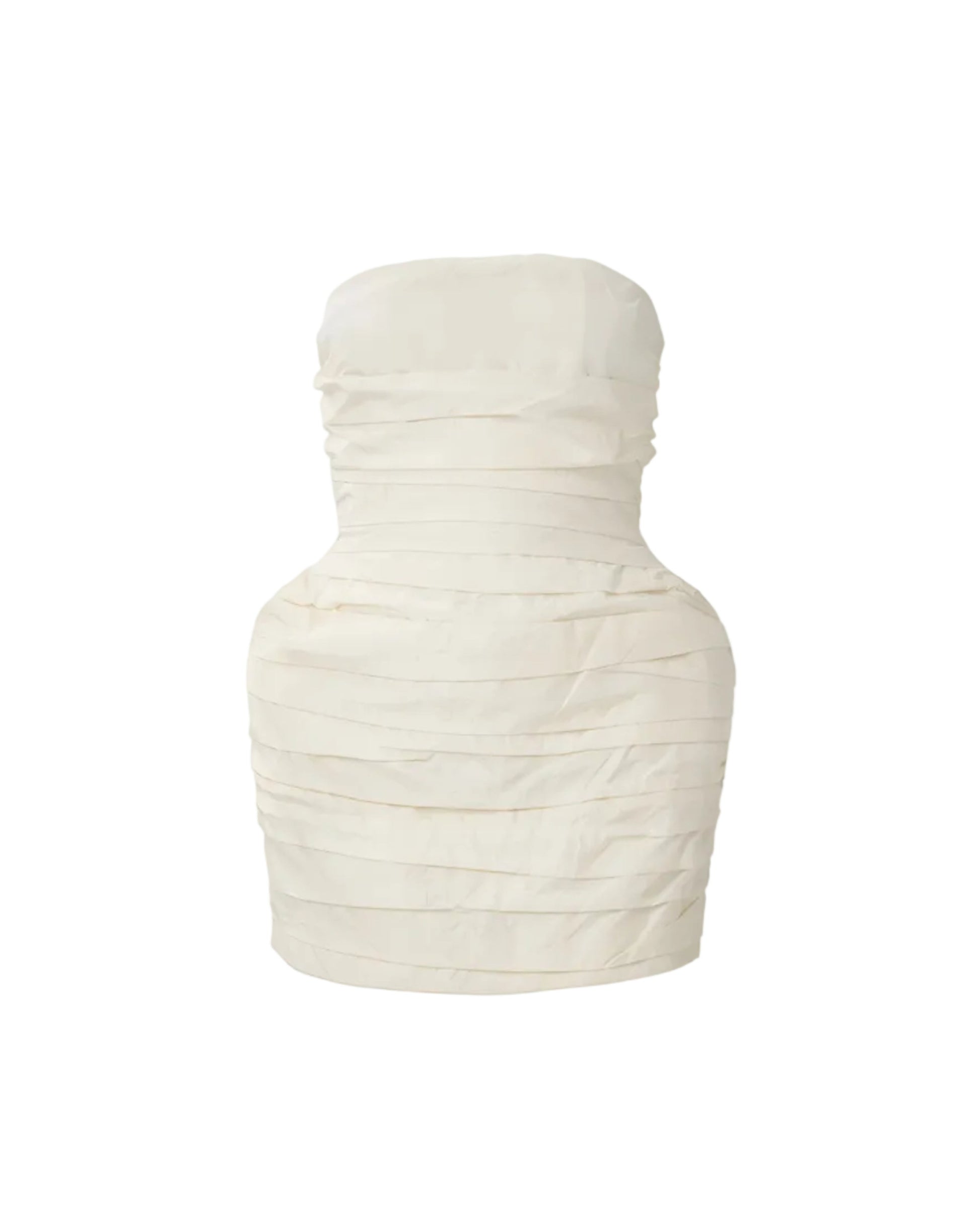 Strapless Ruched Mini Dress