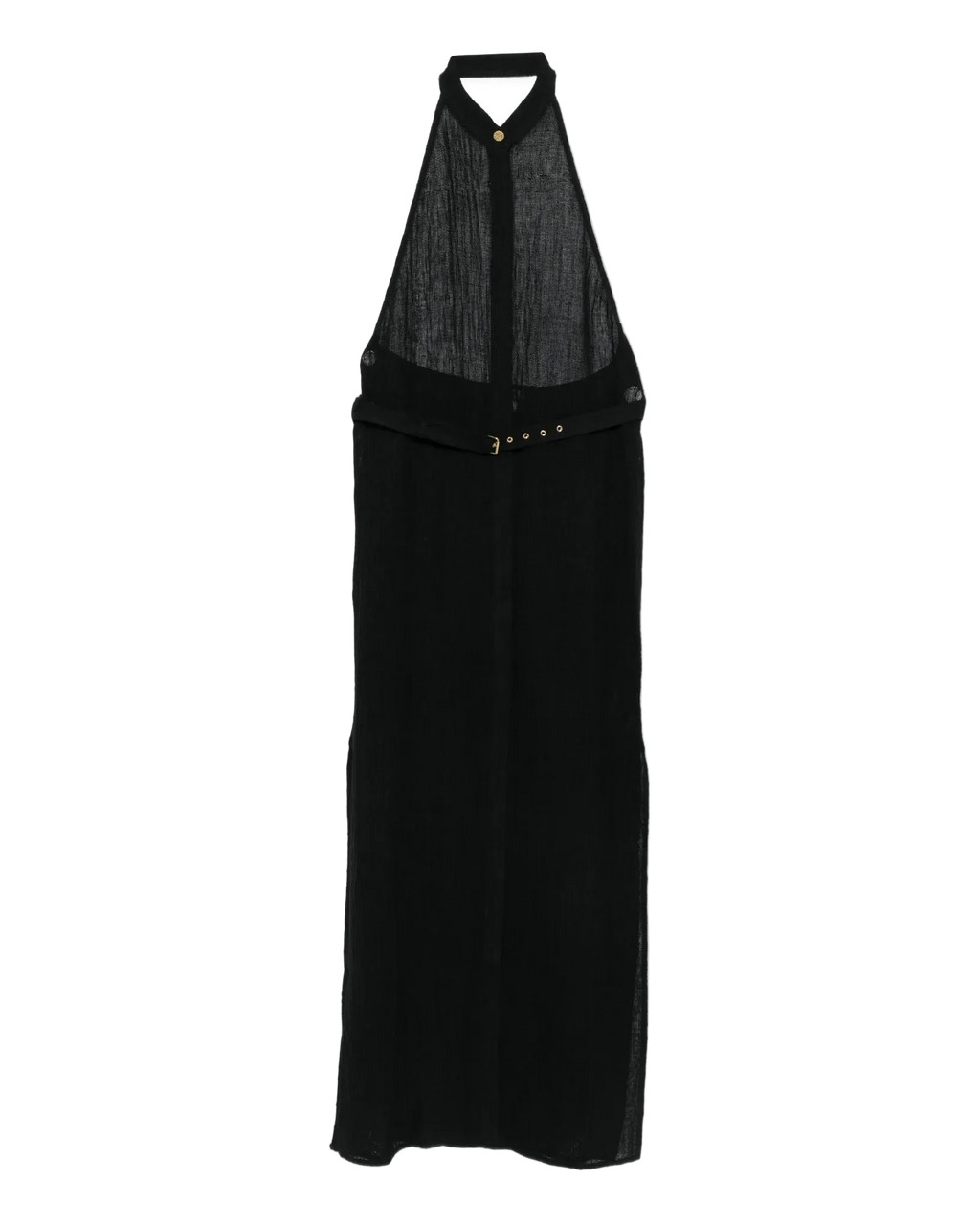 Jabal Halterneck Belted Midi Dress