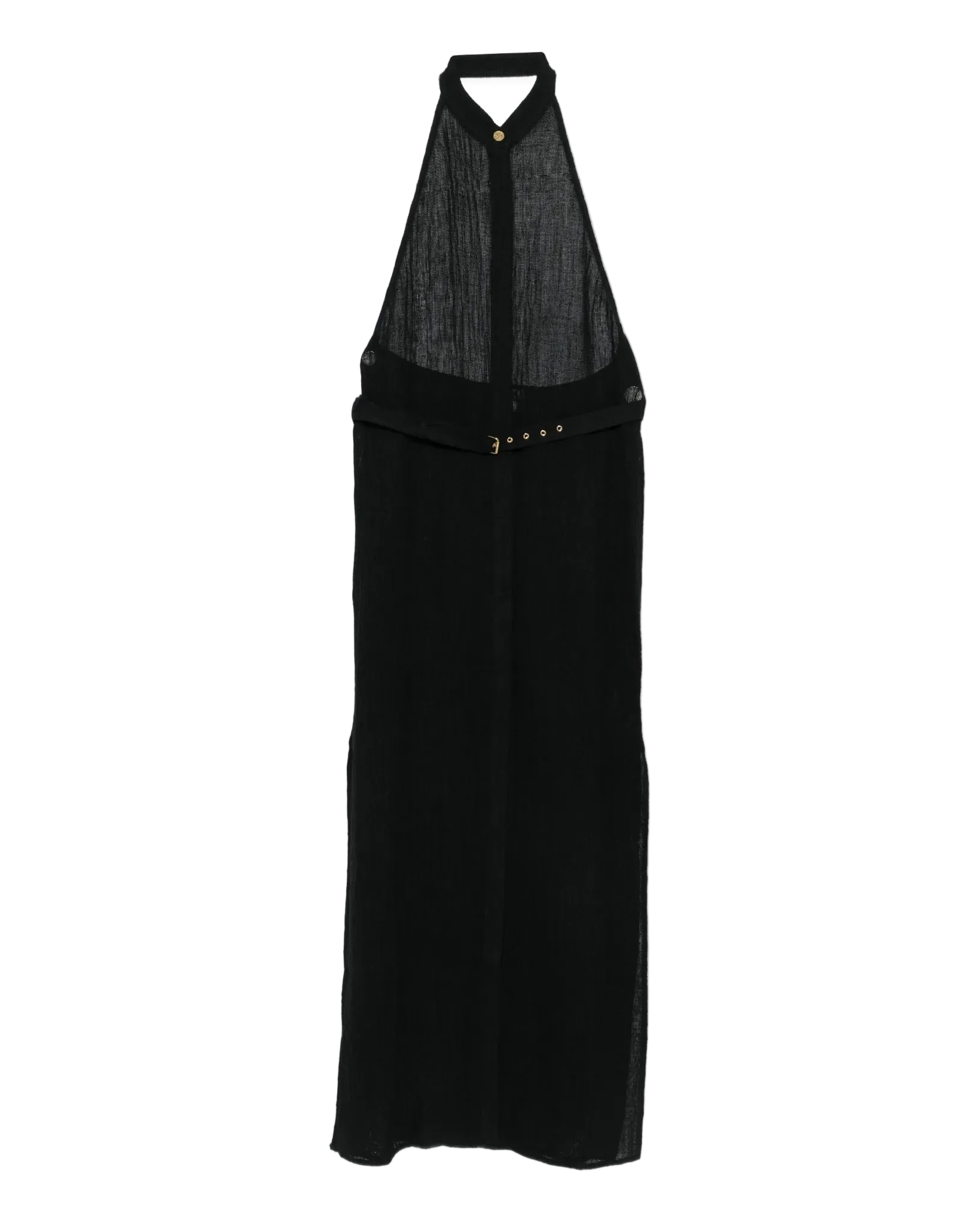 Jabal Halterneck Belted Midi Dress