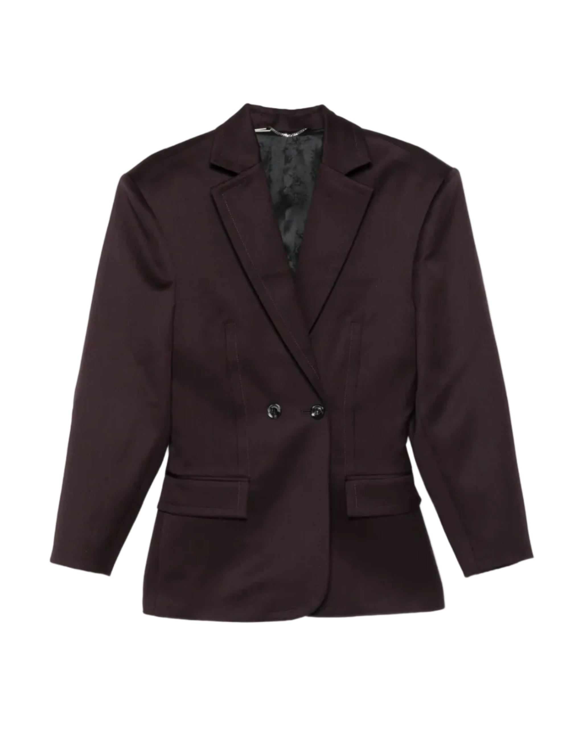 Double-Breasted Pinstripe-Detail Blazer