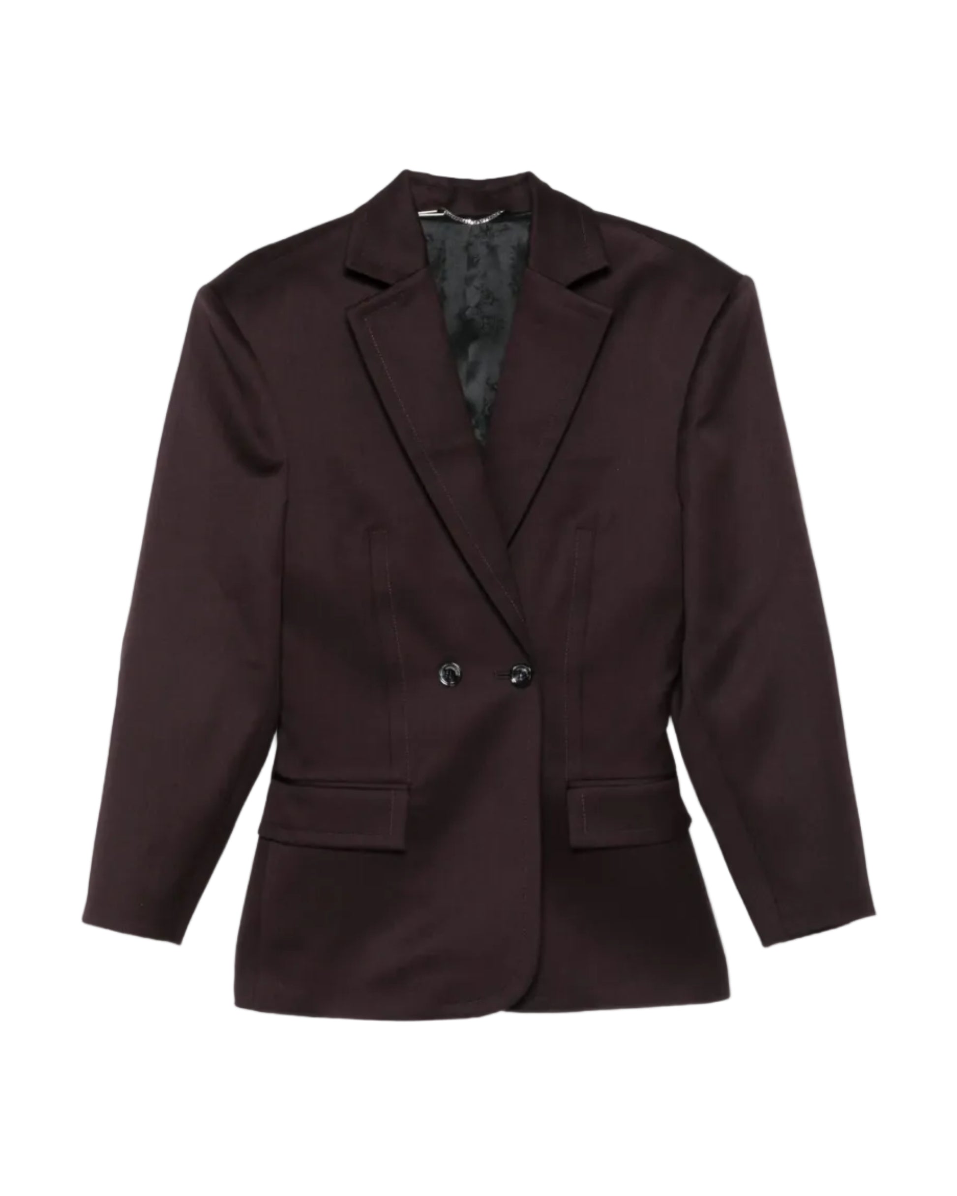 Double-Breasted Pinstripe-Detail Blazer