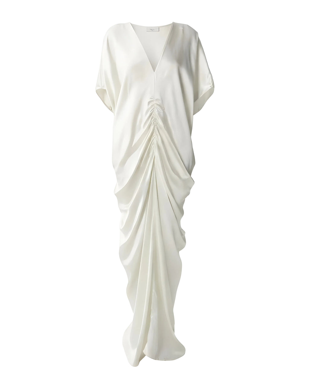 Crepe Satin Kaftan Dress