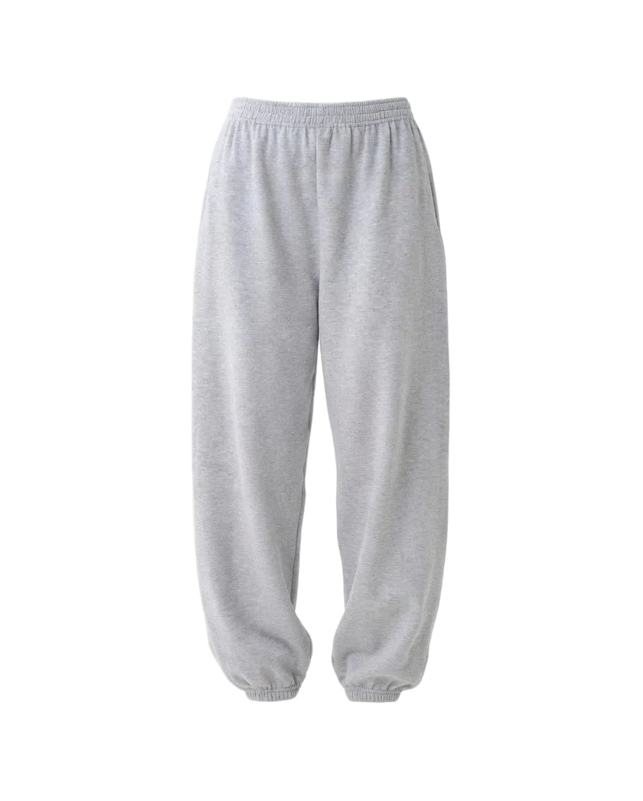 Elastic Sweatpants in Cotton