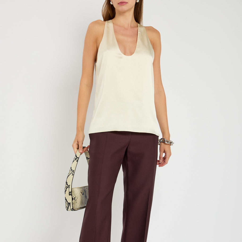 Bianka Stretch-Silk Top