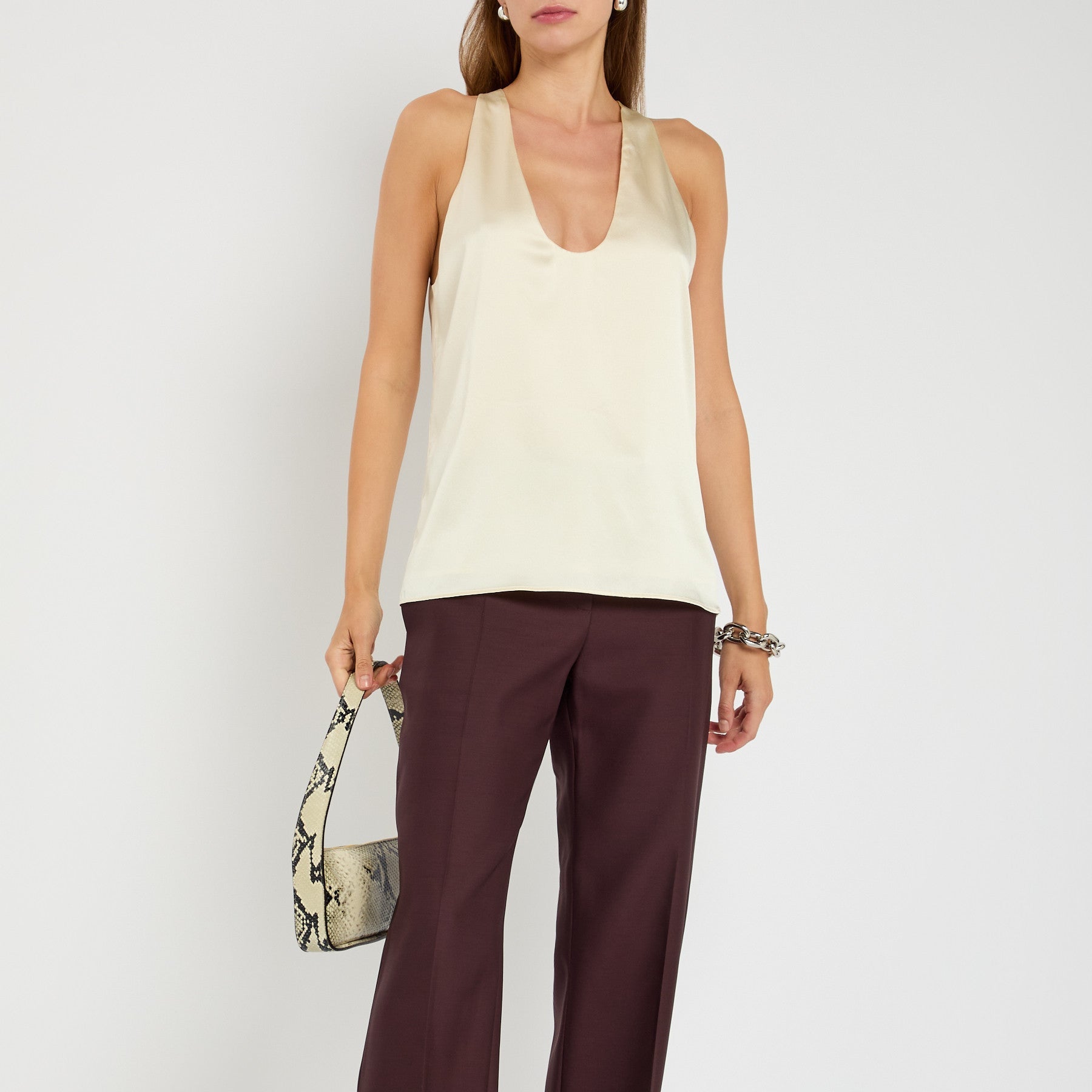 Bianka Stretch-Silk Top