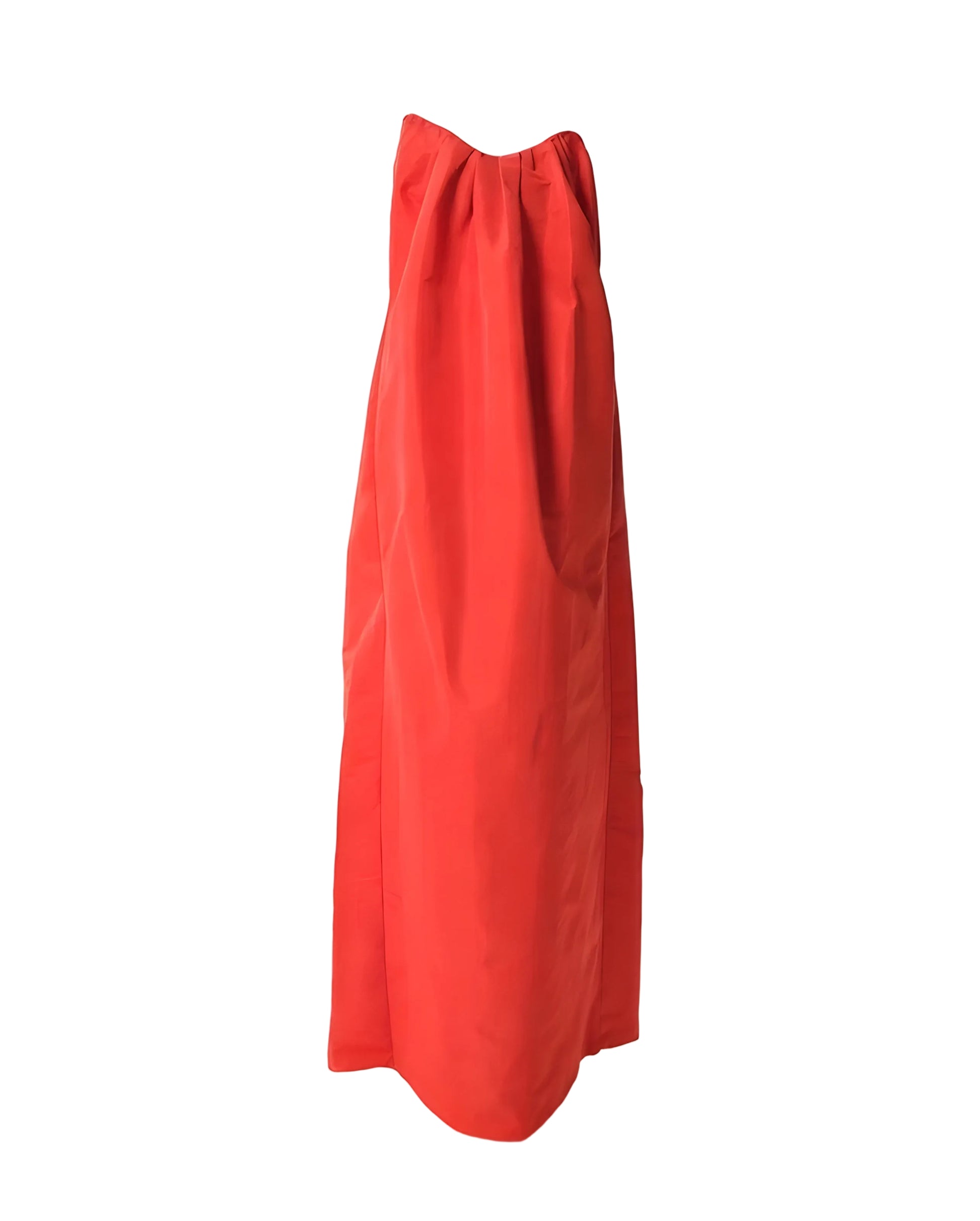 Draped Bustier Maxi Dress