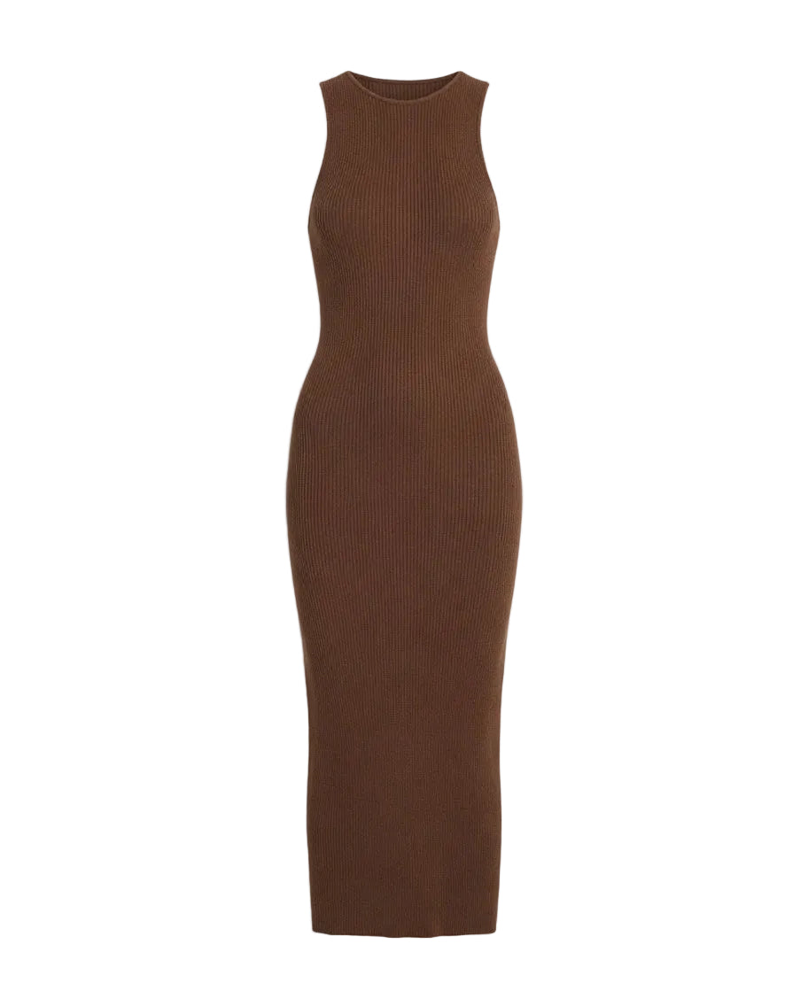 Sculptural Midi Dress