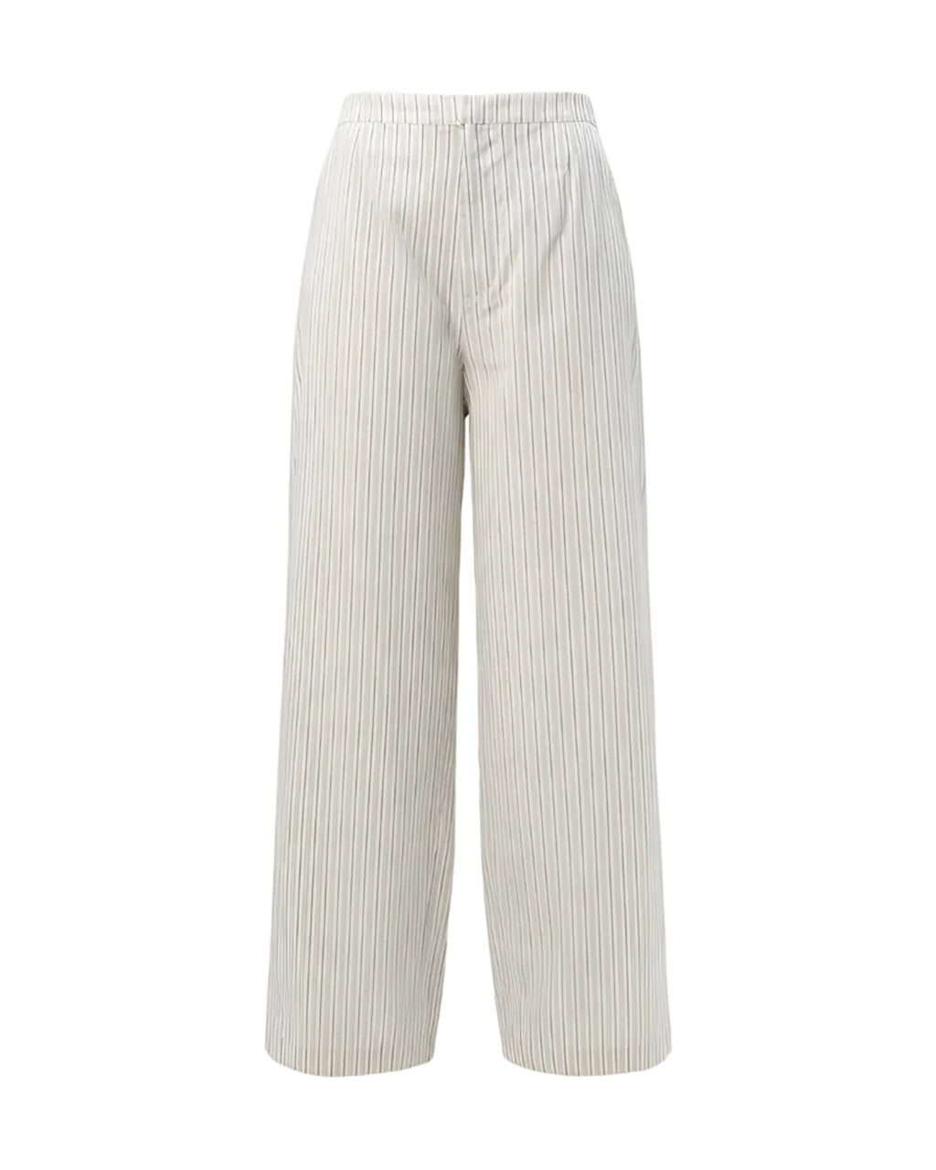 Luna Pinstripe Wide-Leg Pants