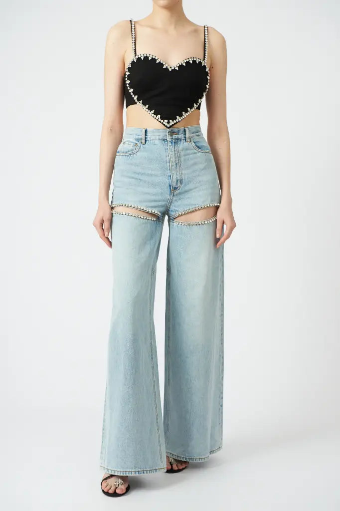 Area crystal top black