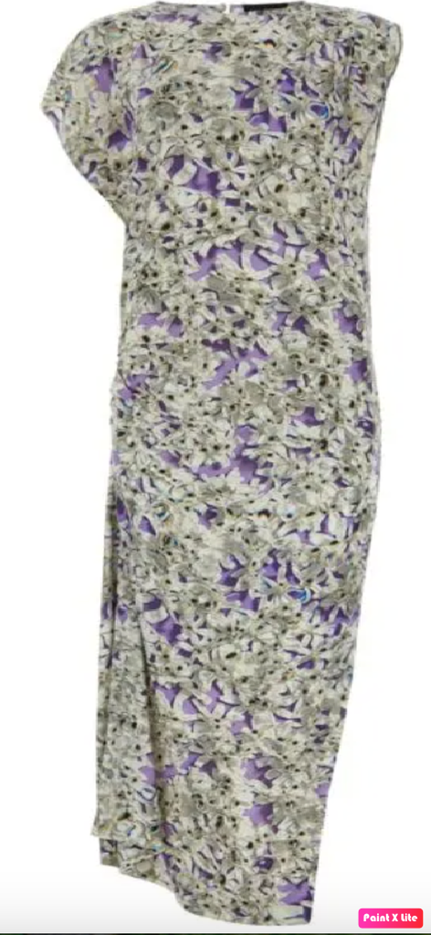 dress long sleeveless print